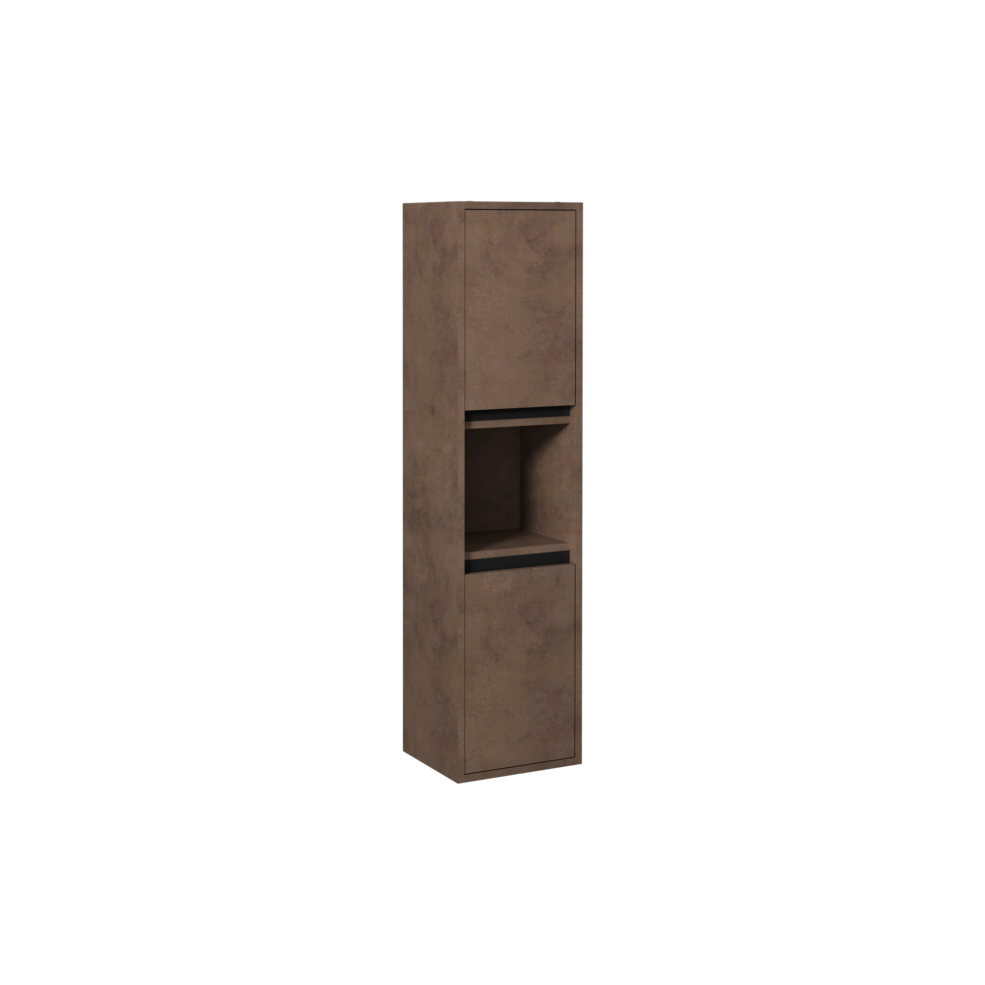 Bella 90cm Dolaplı Ayna -Ledli Retro Bronz