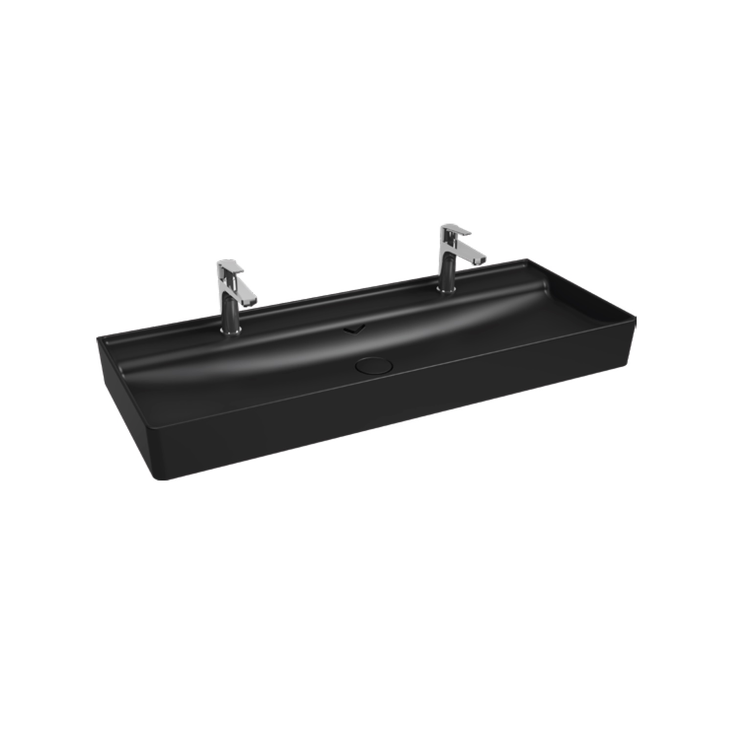 Fluido Tezgah Üstü Lavabo 47 cm  Mat Beyaz