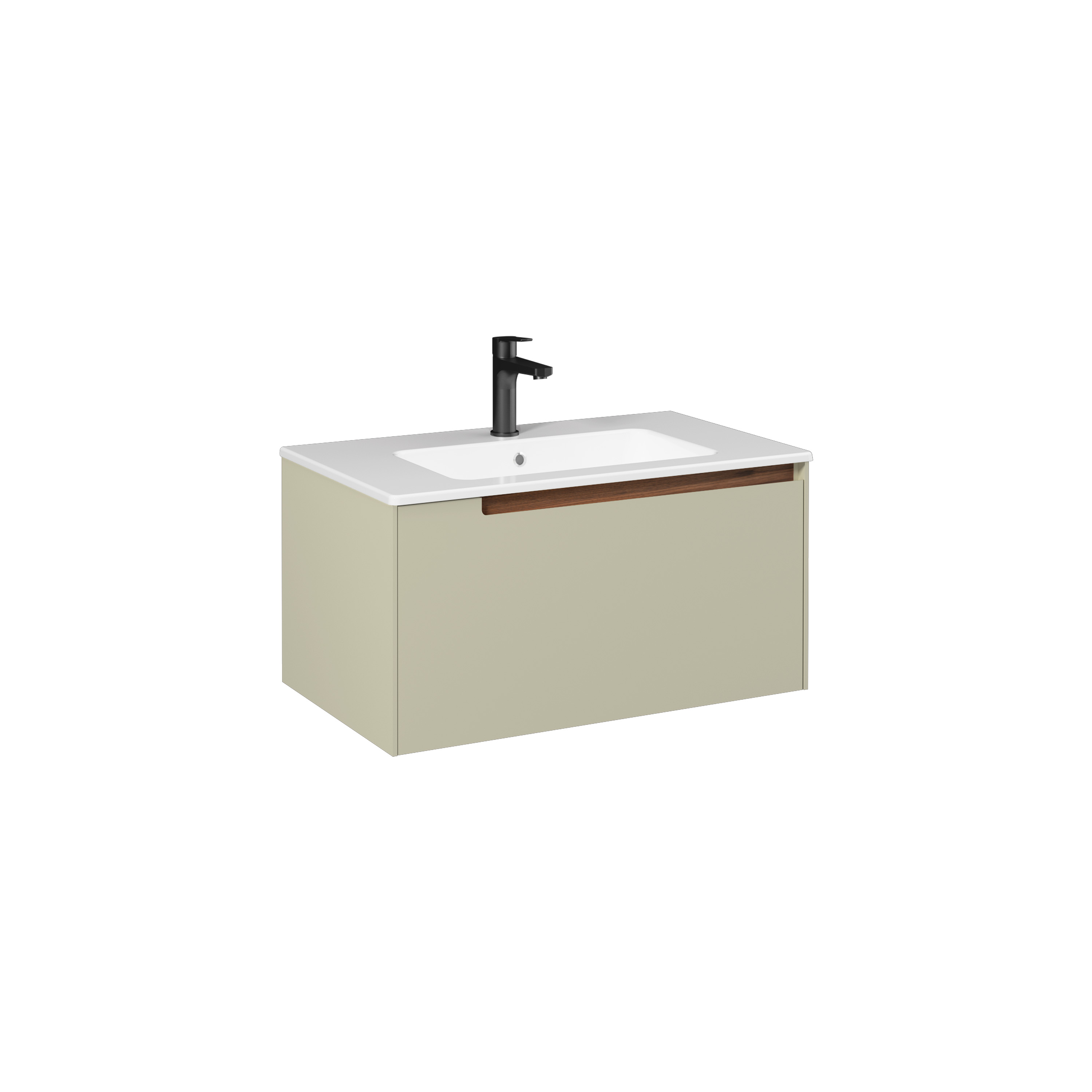 DANTE 80 cm Lavabo Dolab, Açık Yeşil (10SL50081 dahil)