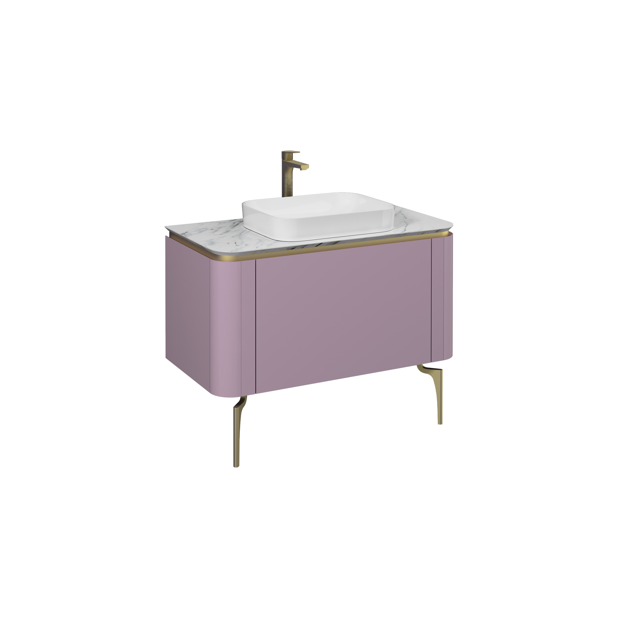 GLORIA Cabinet Lilac 100 cm