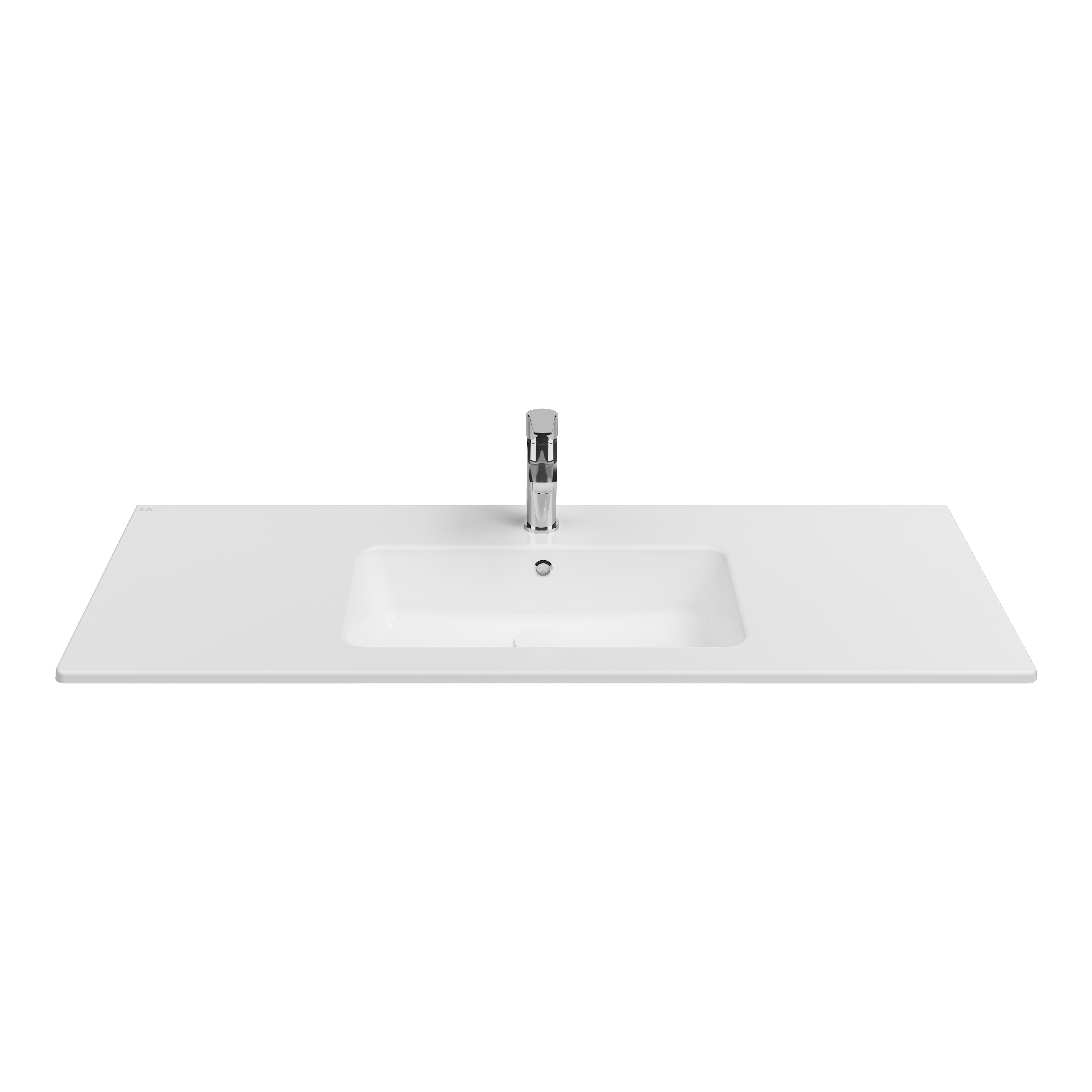 Curvo Marmo White Desenli Lavabo 42 cm