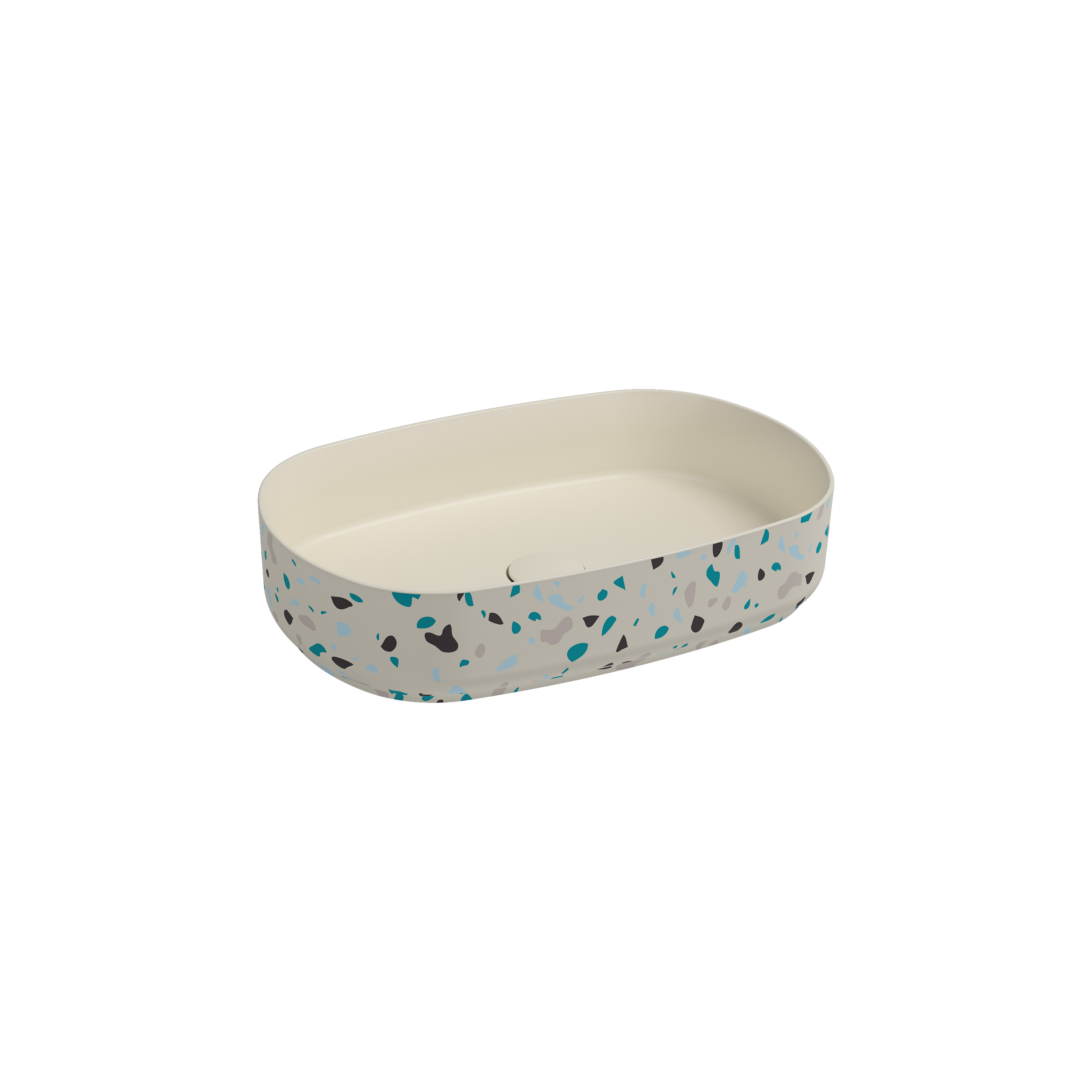 Infinity Asma Bide Terrazzo Mat Beyaz