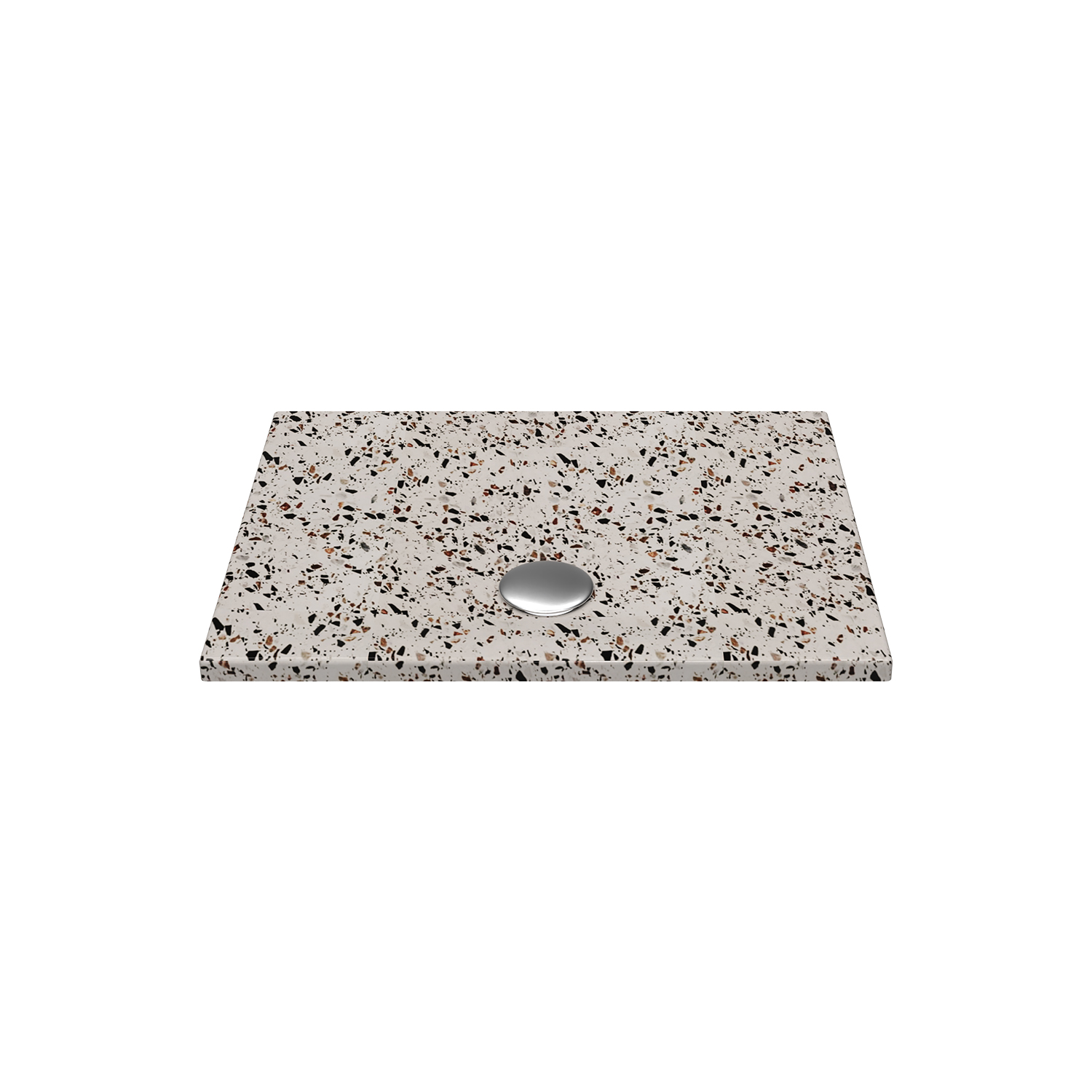 Curvo In-Set Travertino Desenli Lavabo 60 cm