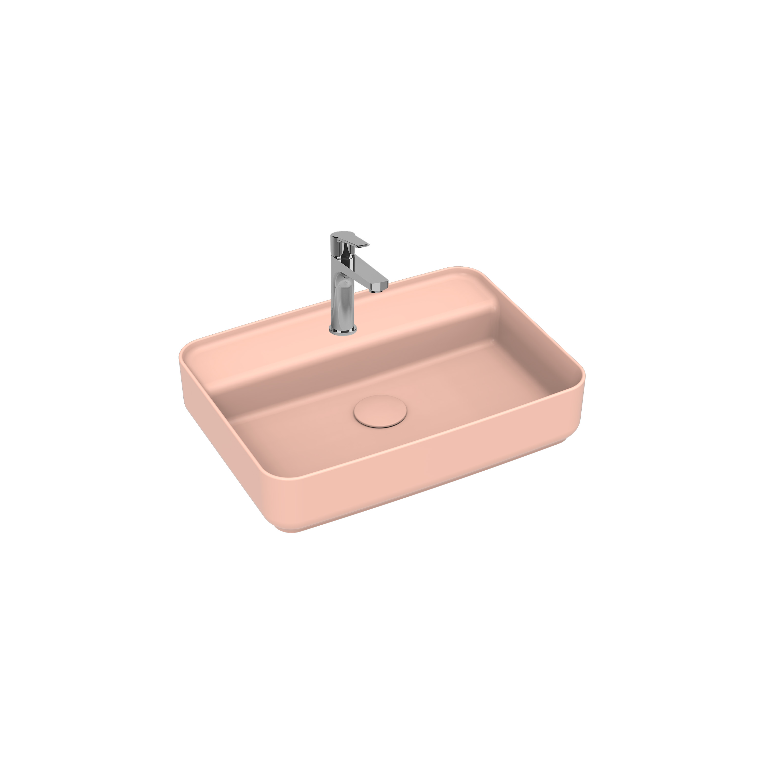 Infinity Tezgah Üstü Lavabo 55 cm Somon