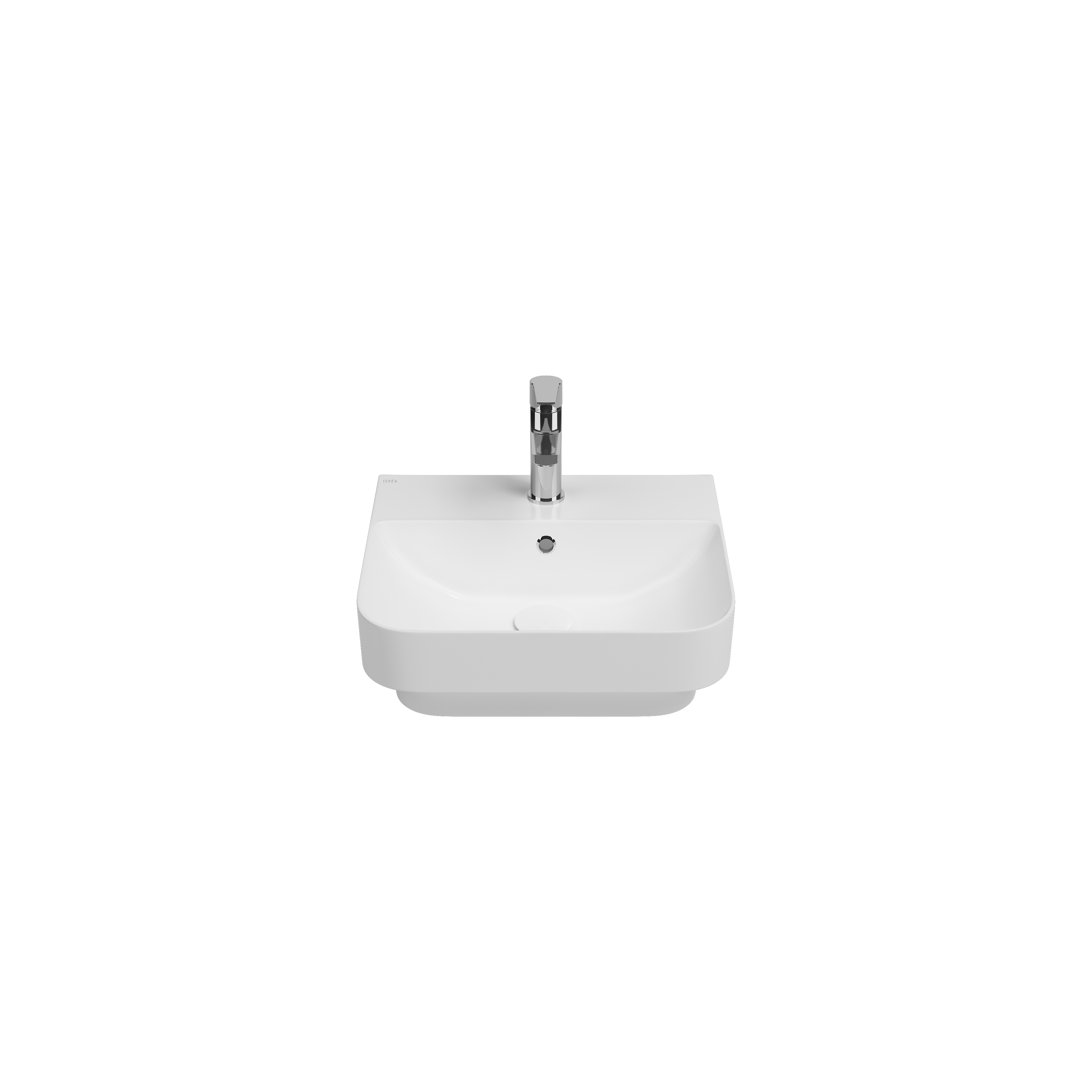 Sott'Aqua Monoblock Washbasin 50 cm Isvea Blue