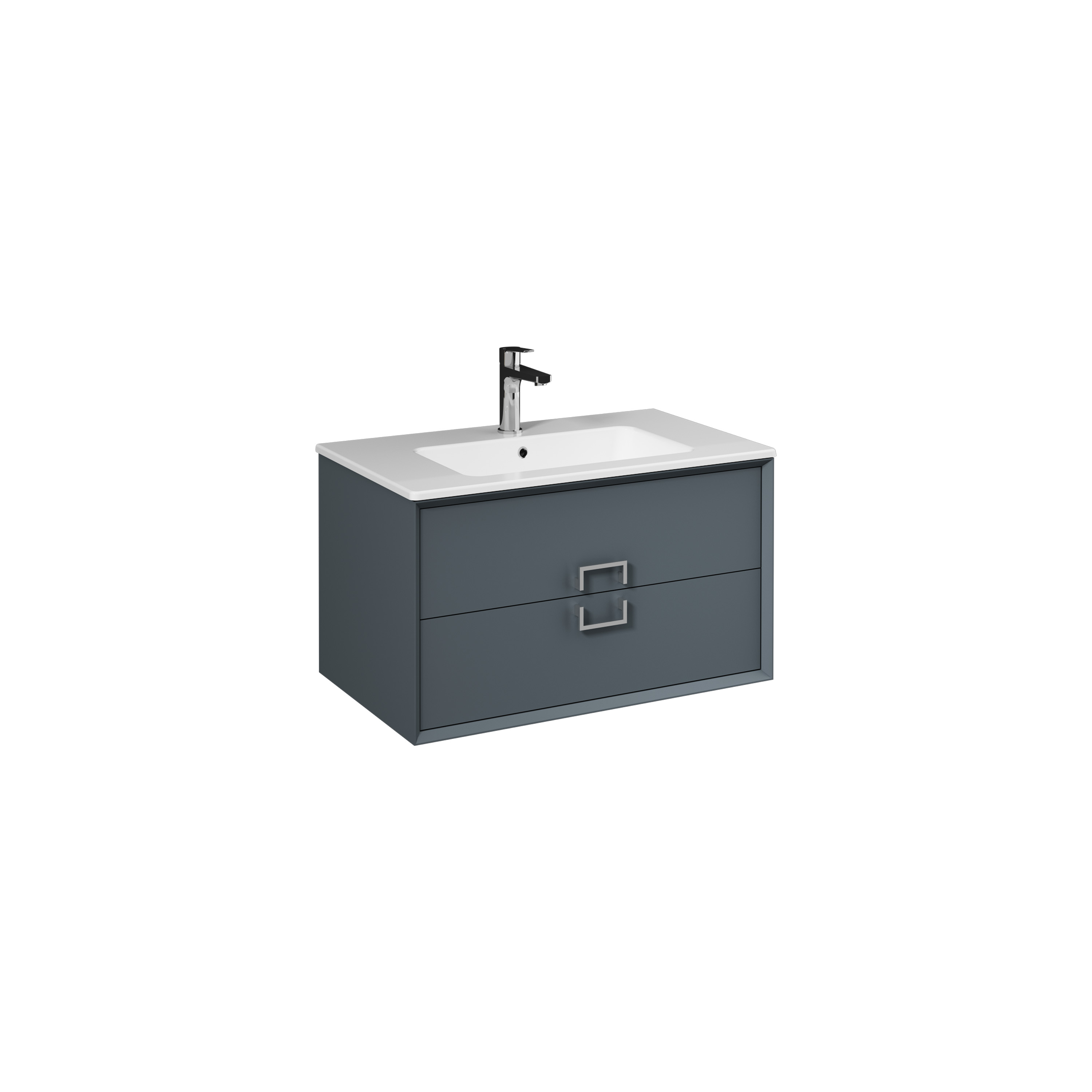 Stepp Washbasin Cabinet, Anthracite 80 cm