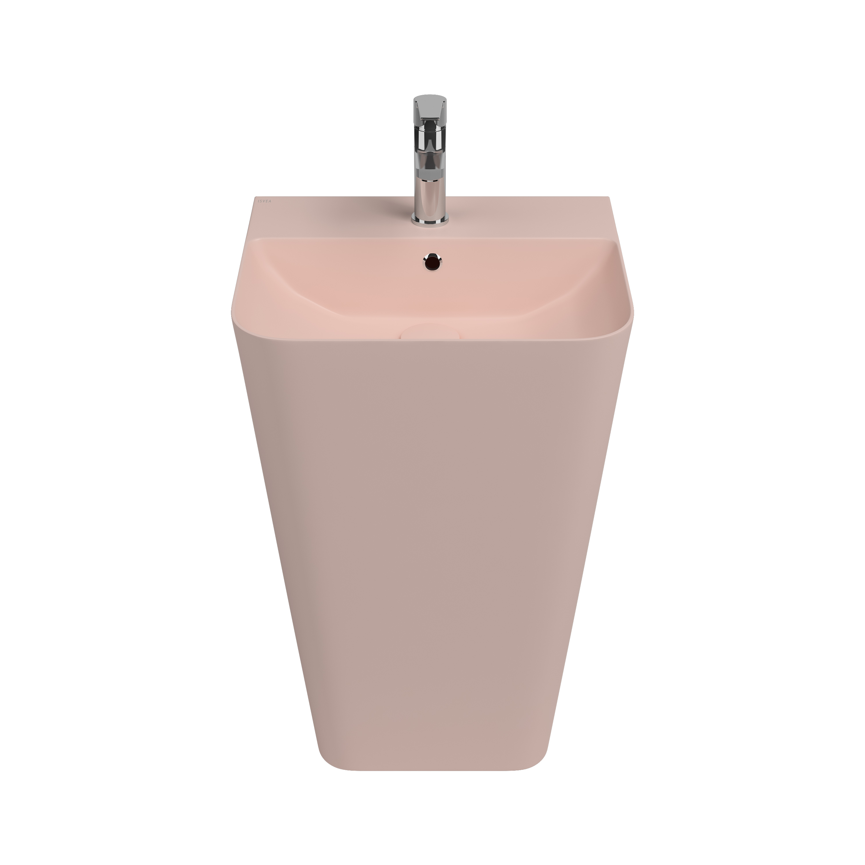 Infinity Countertop Washbasin 50 cm Salmon | Isvea