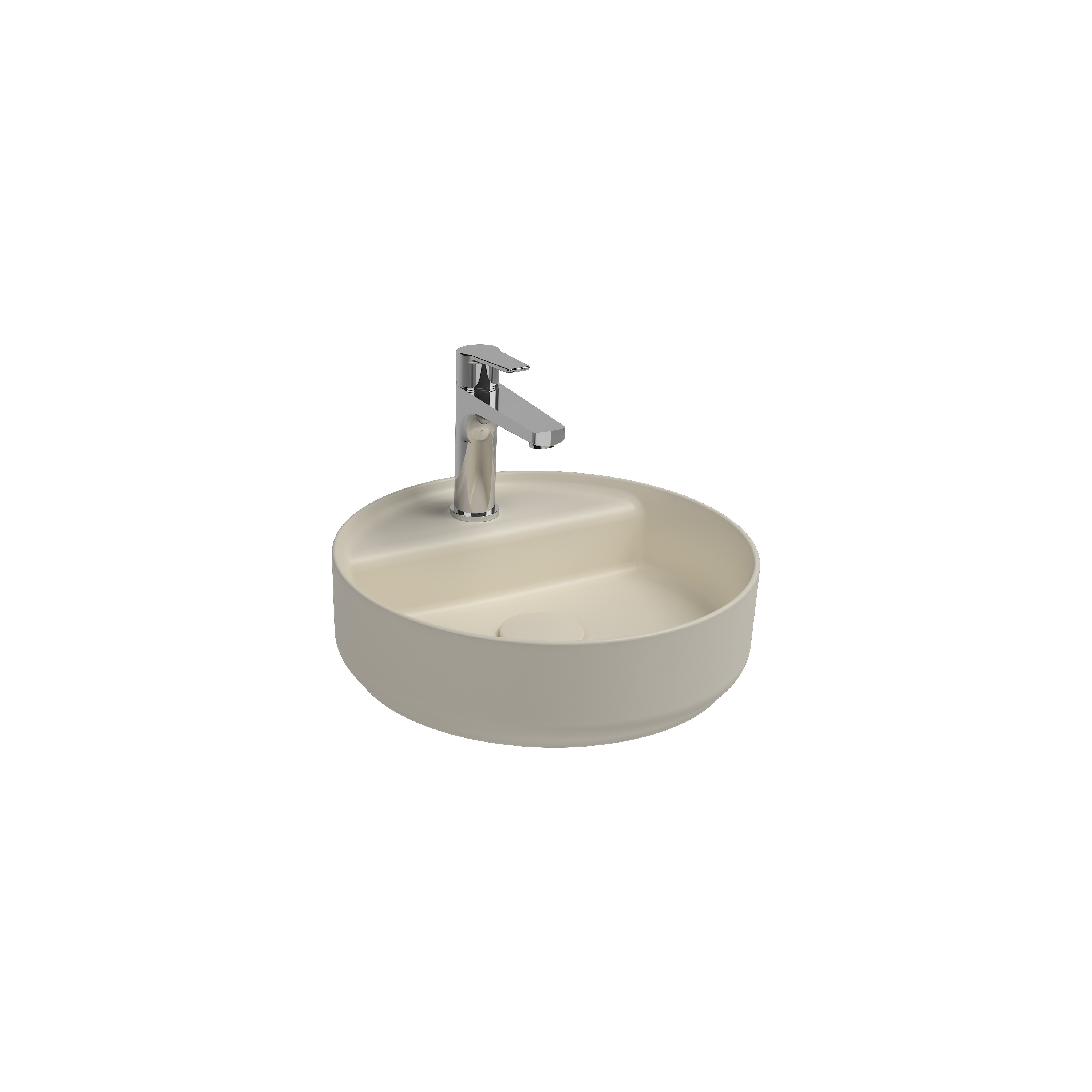 Infinity Tezgah Üstü Lavabo 55 cm Rustik Bordo