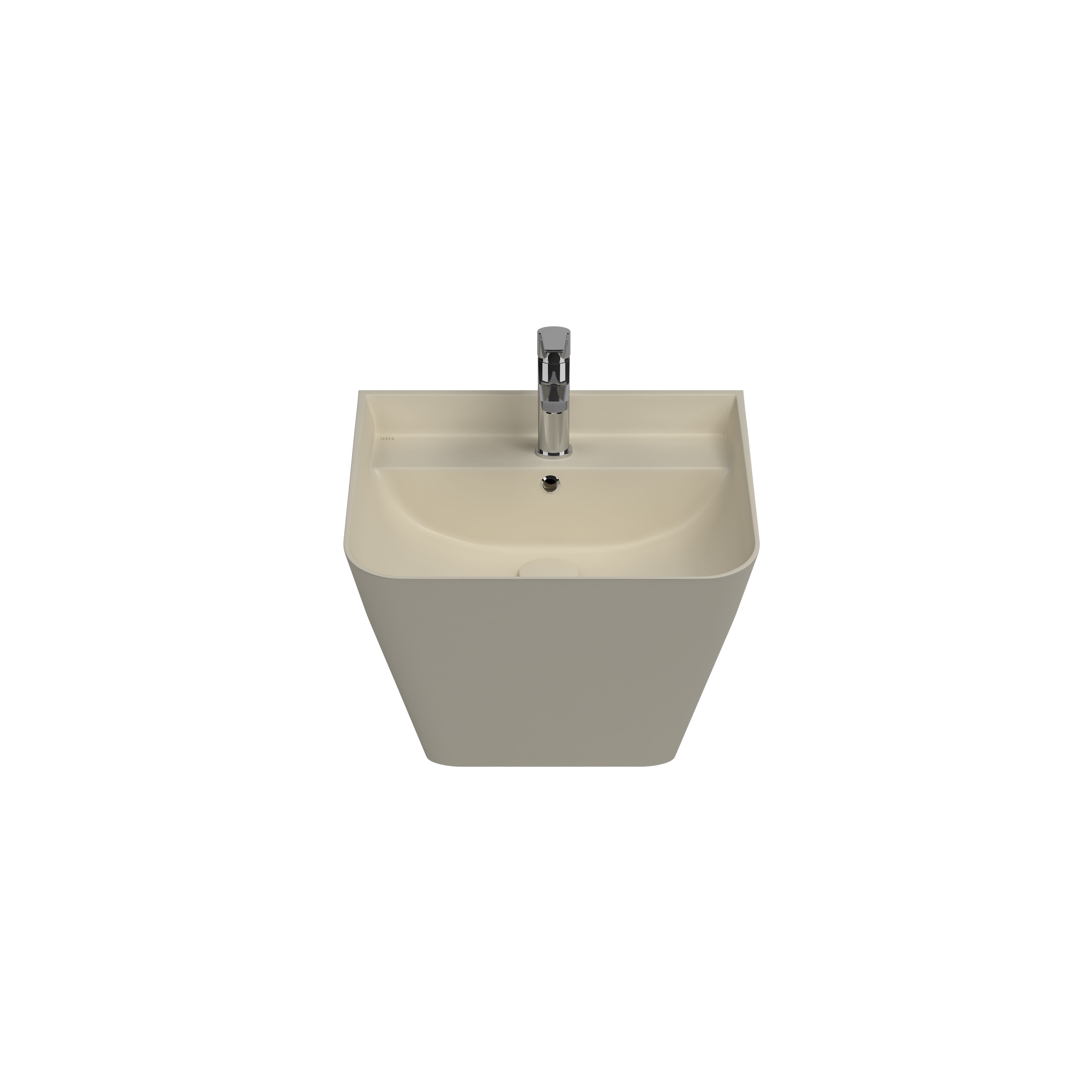 Sott Aqua Asma Monoblok Lavabo 50 cm Fildişi