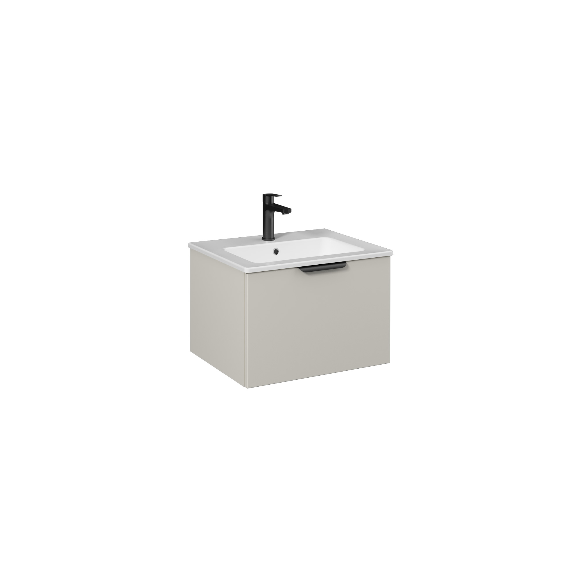LIV Lavabo Dolabı 60cm (10SL50061 dahil) Açık Bej Tek çekmece