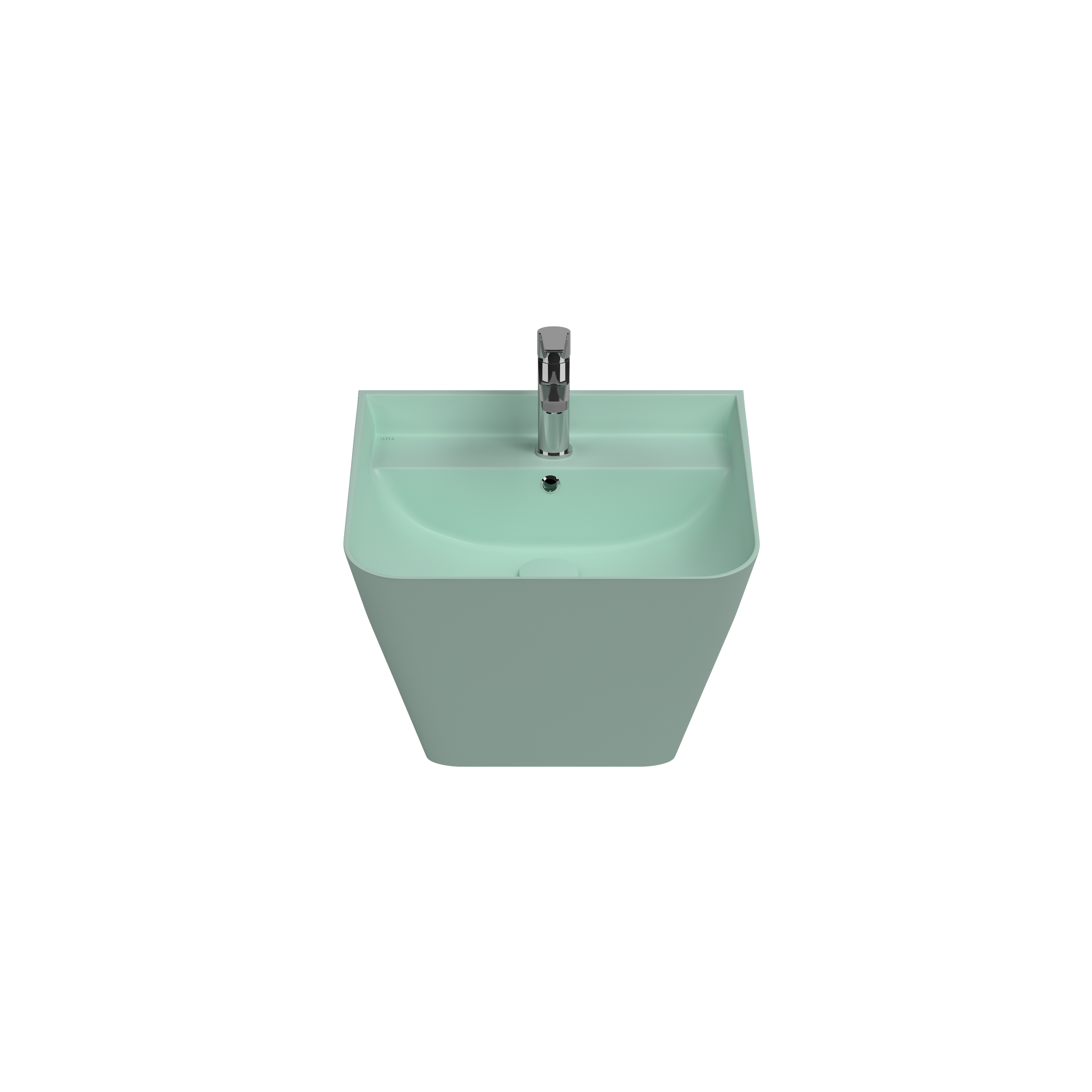 Sott Aqua Wall Hung Monoblok Washbasin 50 cm Mint