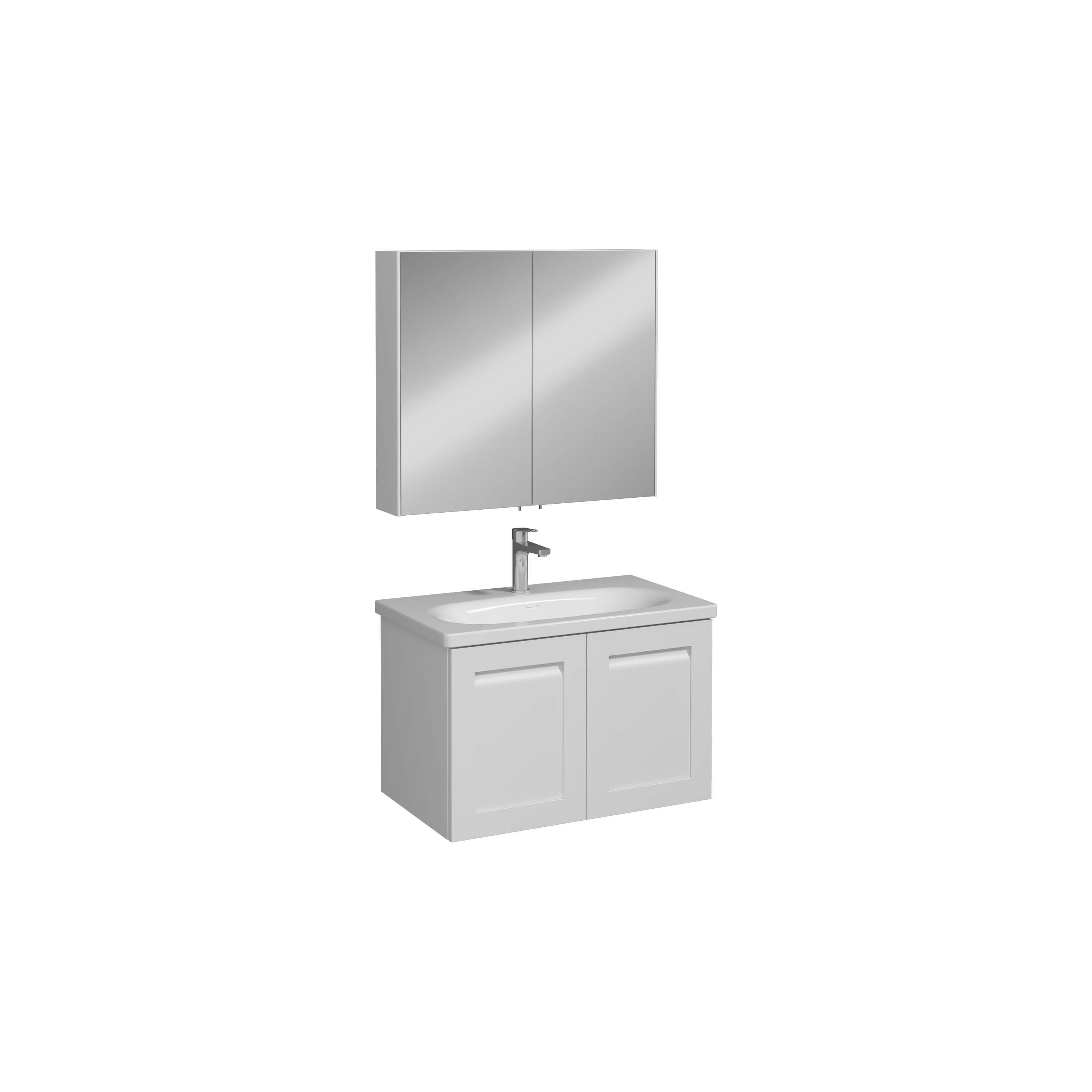 LINARO Sink Unit White 80 cm