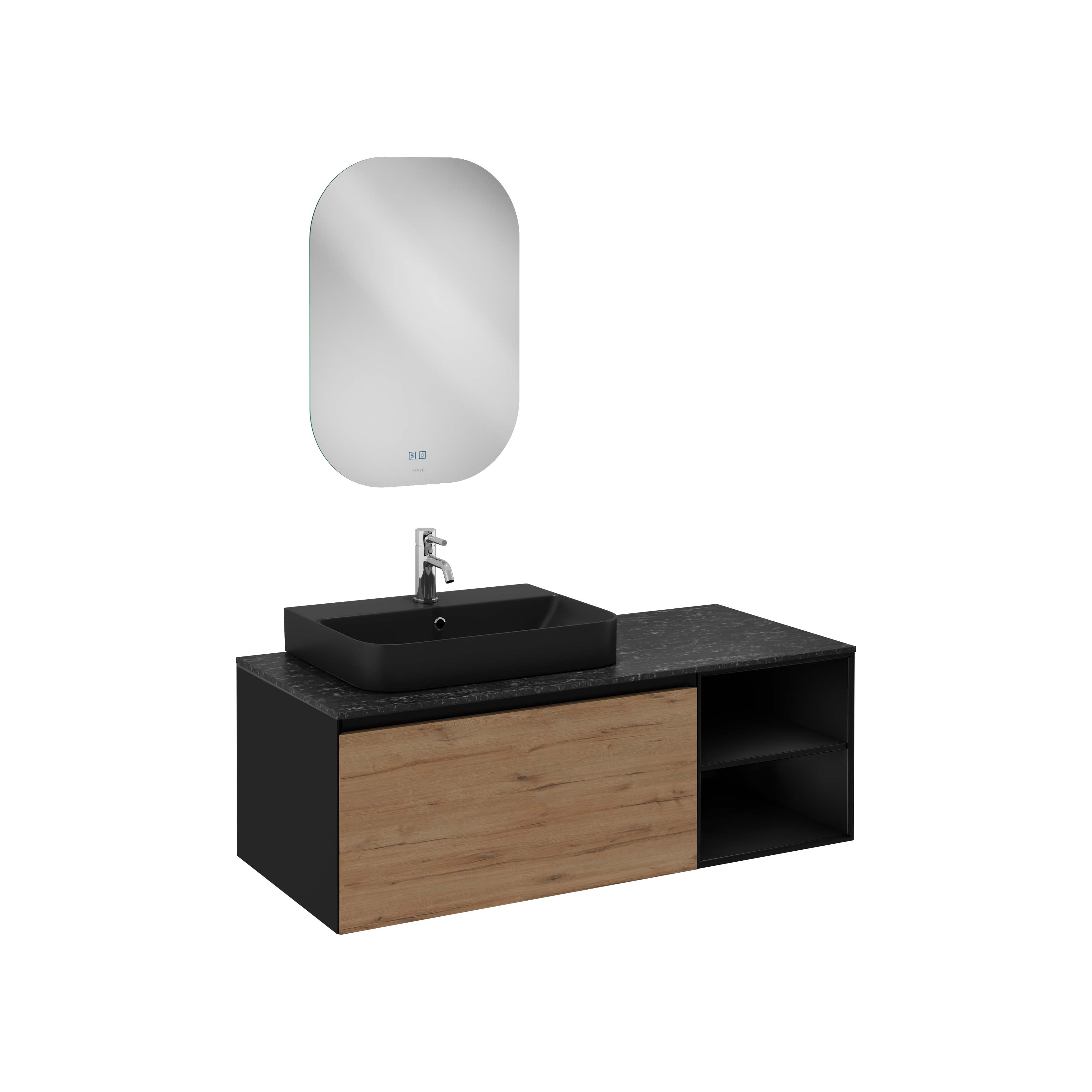 COREDO Mirror With Led, 100 / 80 cm