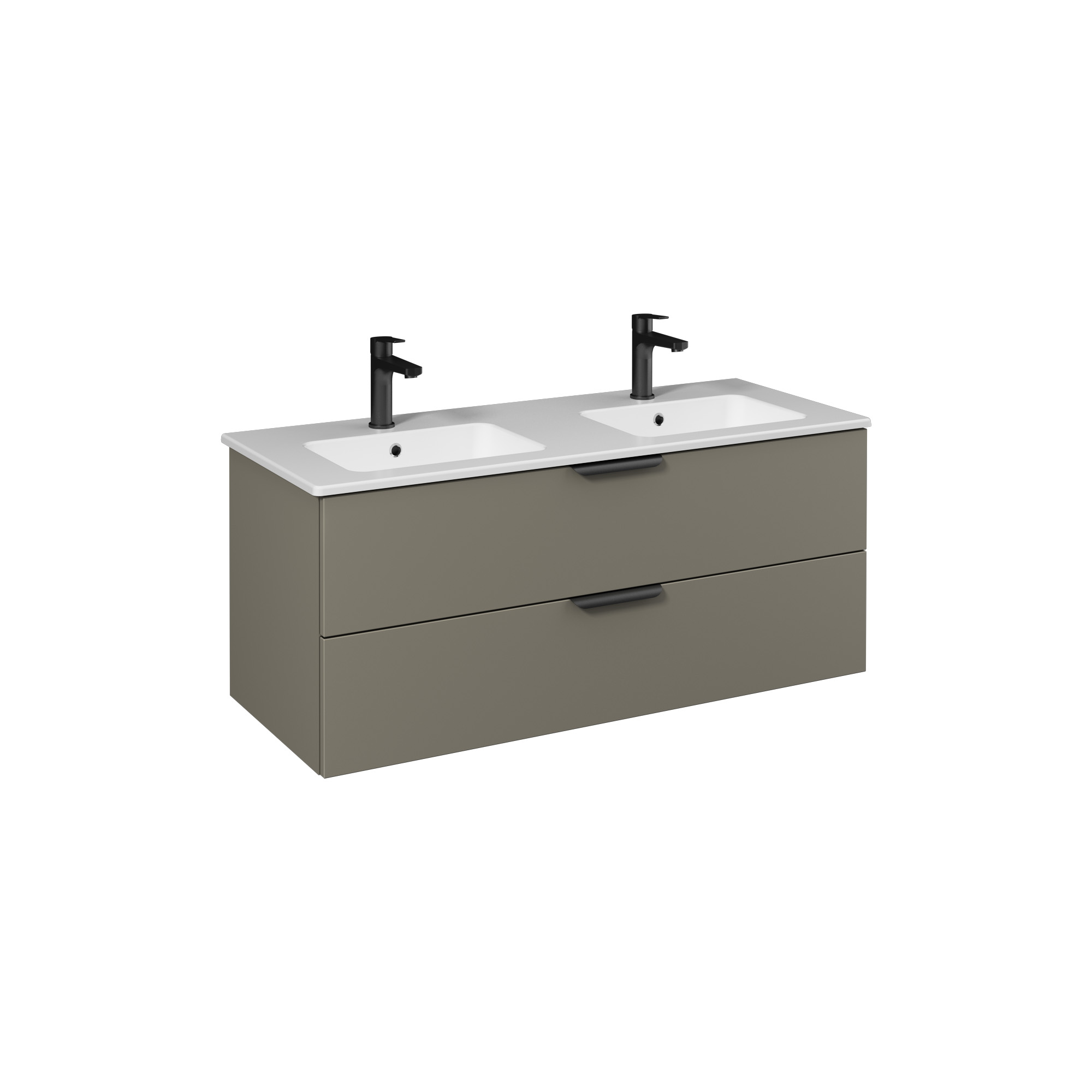 LIV Lavabo Dolabı Çift Çekmece 120cm (10SL50121 Çift Hazneli dahil) Lava 