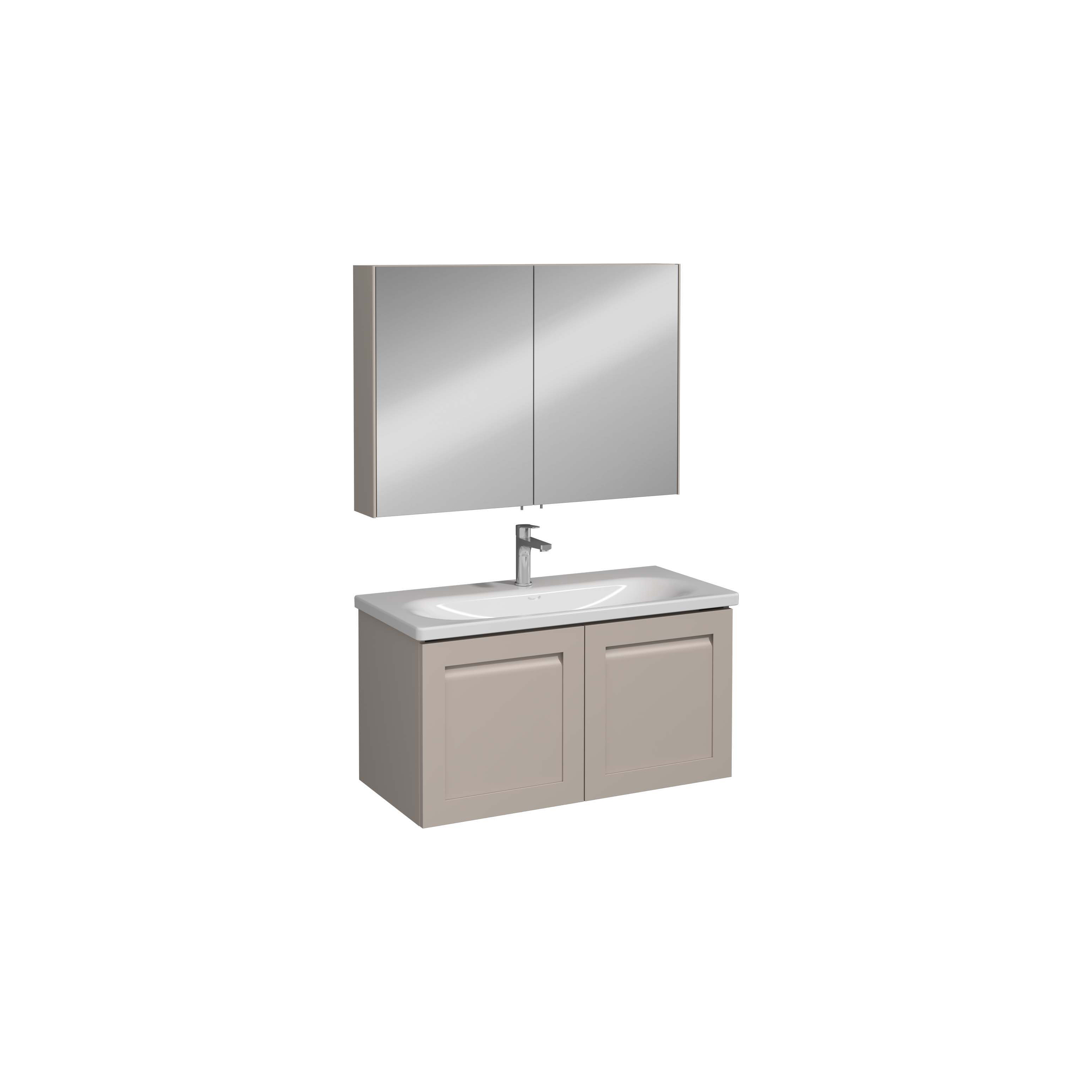 LINARO Sink Unit Latte 100 cm