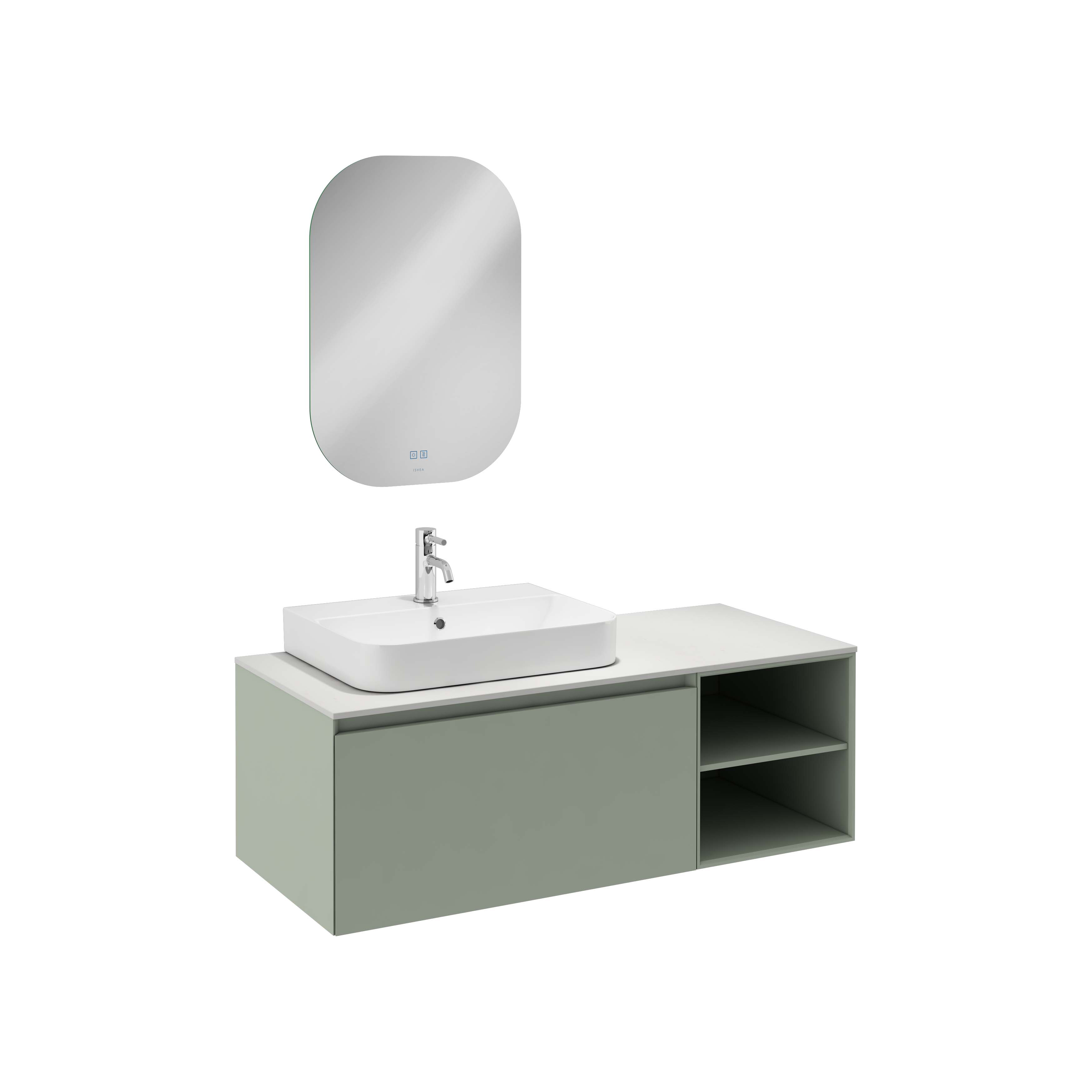COREDO Mirror With Led, 100 / 80 cm