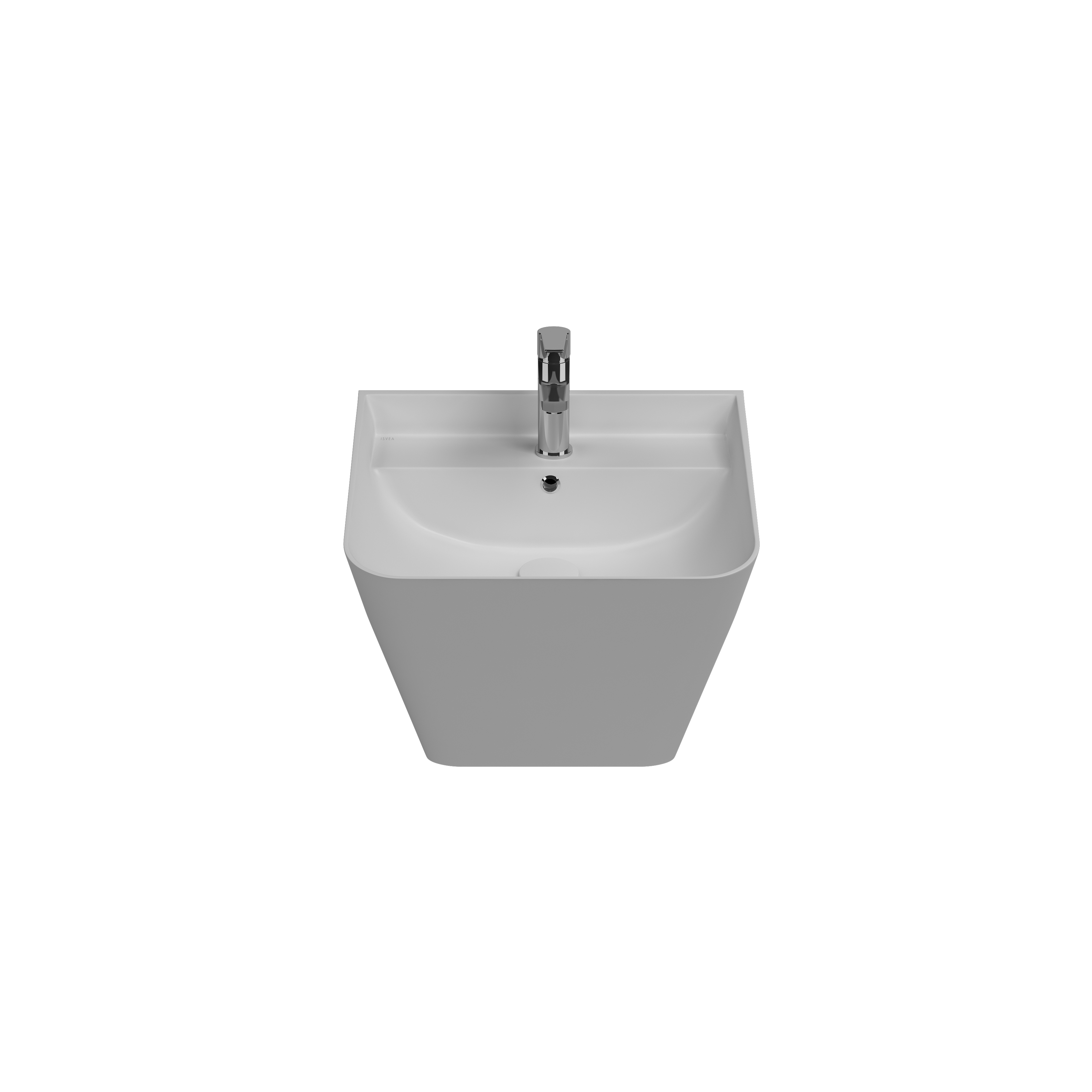 Infinity Tezgah Üstü Lavabo 55 cm Rustik Bordo
