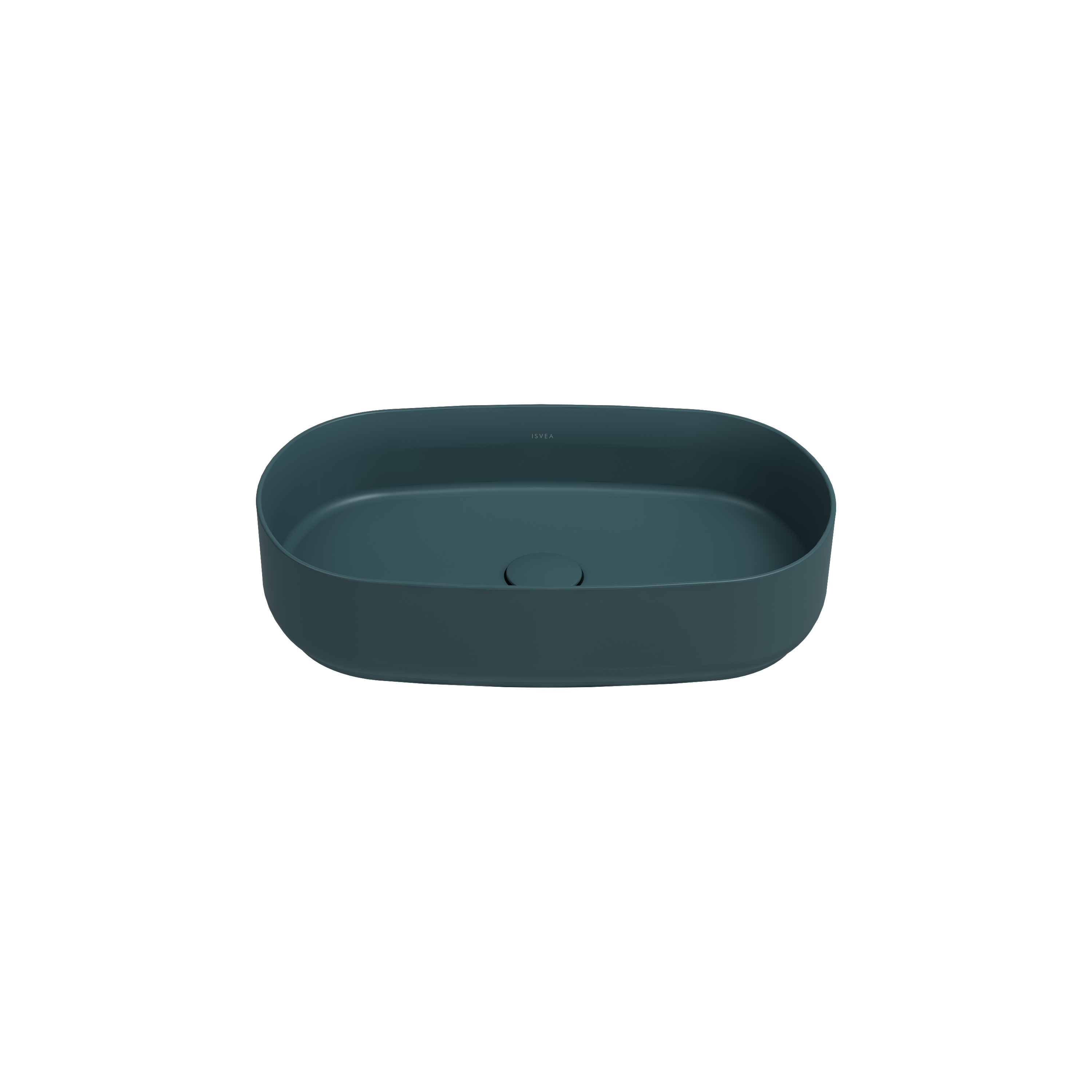 Infinity Tezgah Üstü Lavabo 55 cm Petrol Yeşili