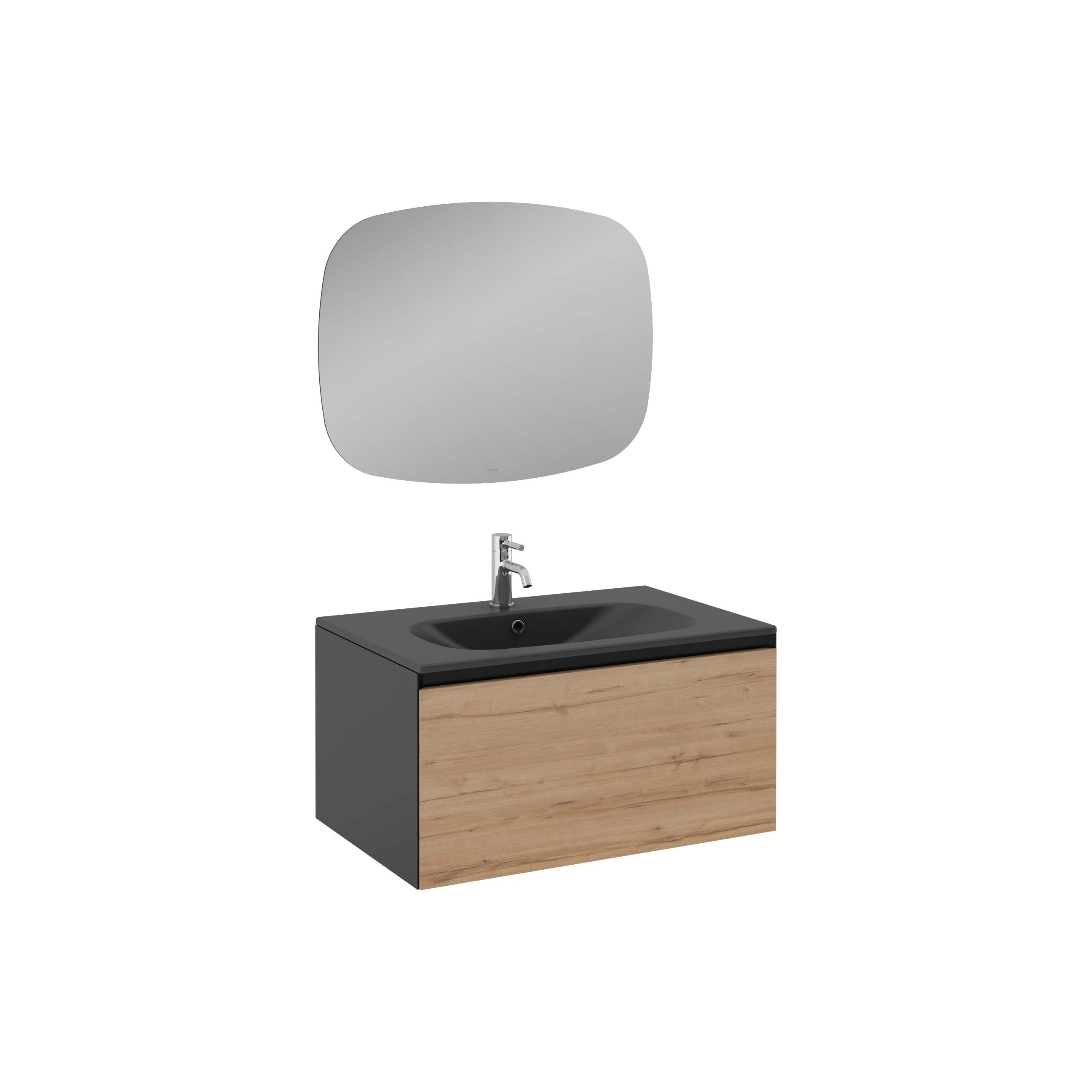 COREDO Mirror With Led, 100 / 80 cm