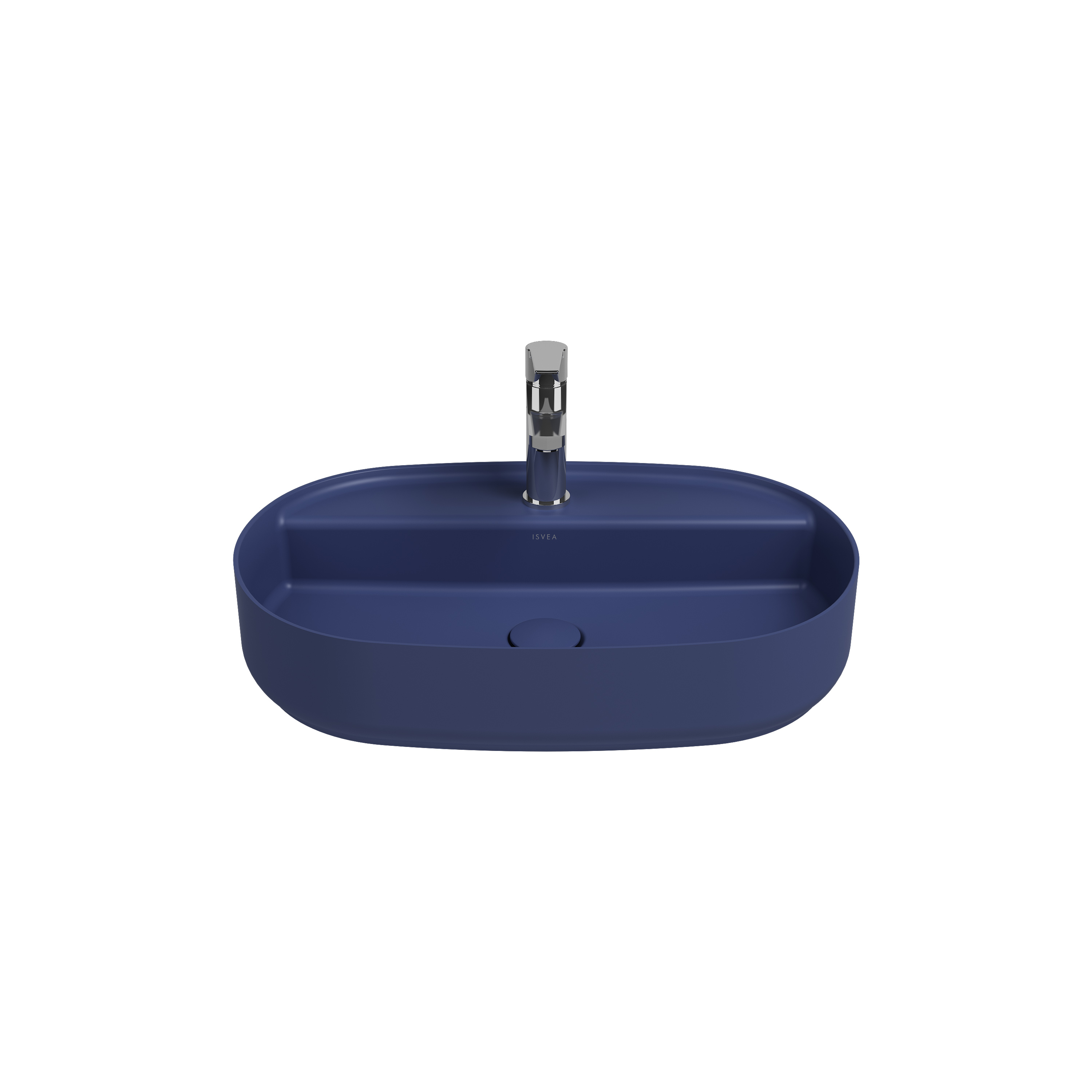 Infinity Tezgah Üstü Lavabo 55 cm Rustik Bordo