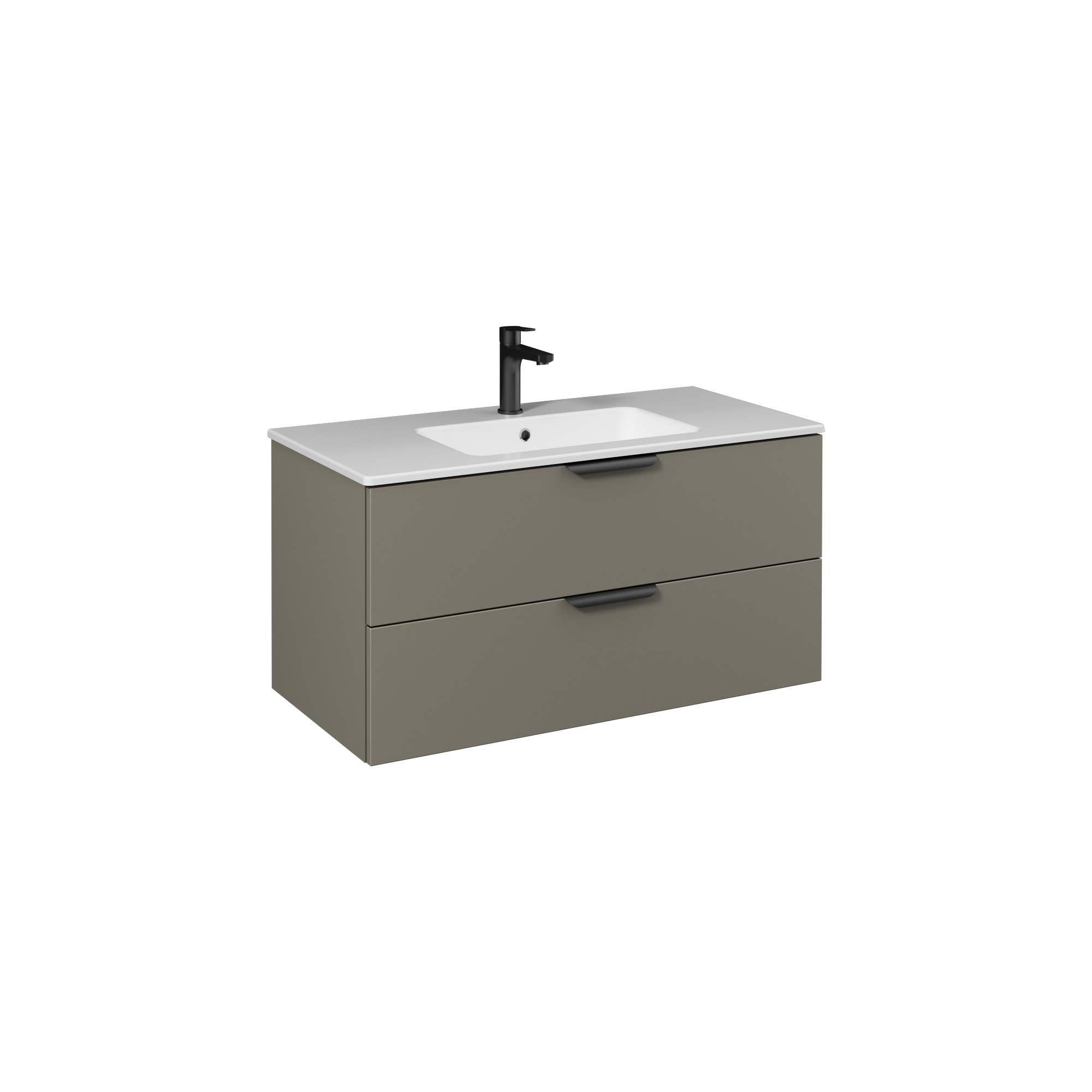LIV Lavabo Dolabı 100cm (10SL50101 dahil) Lava Çift çekmece