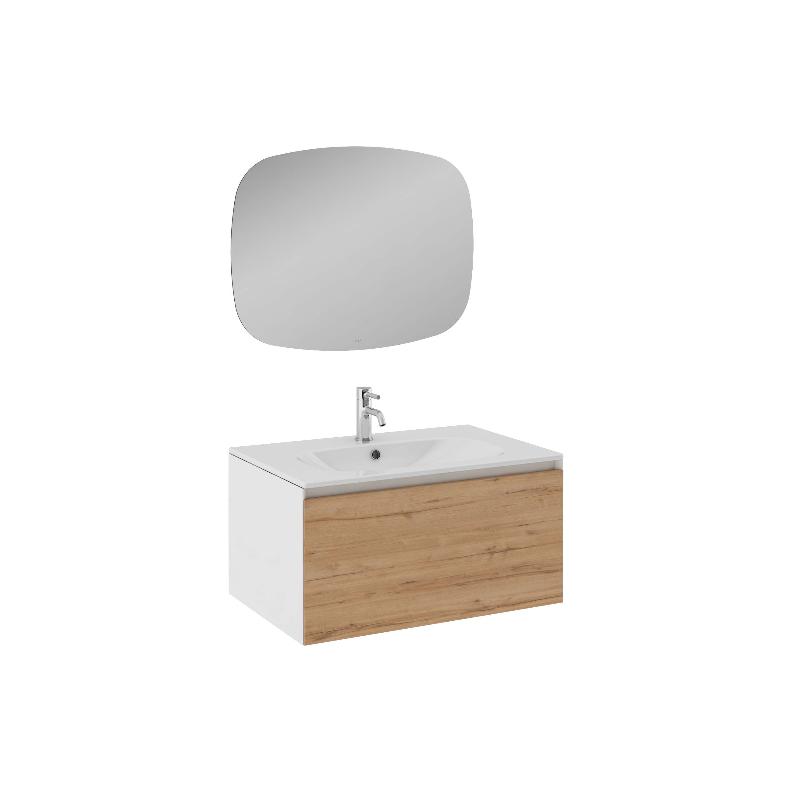 COREDO Mirror With Led, 100 / 80 cm