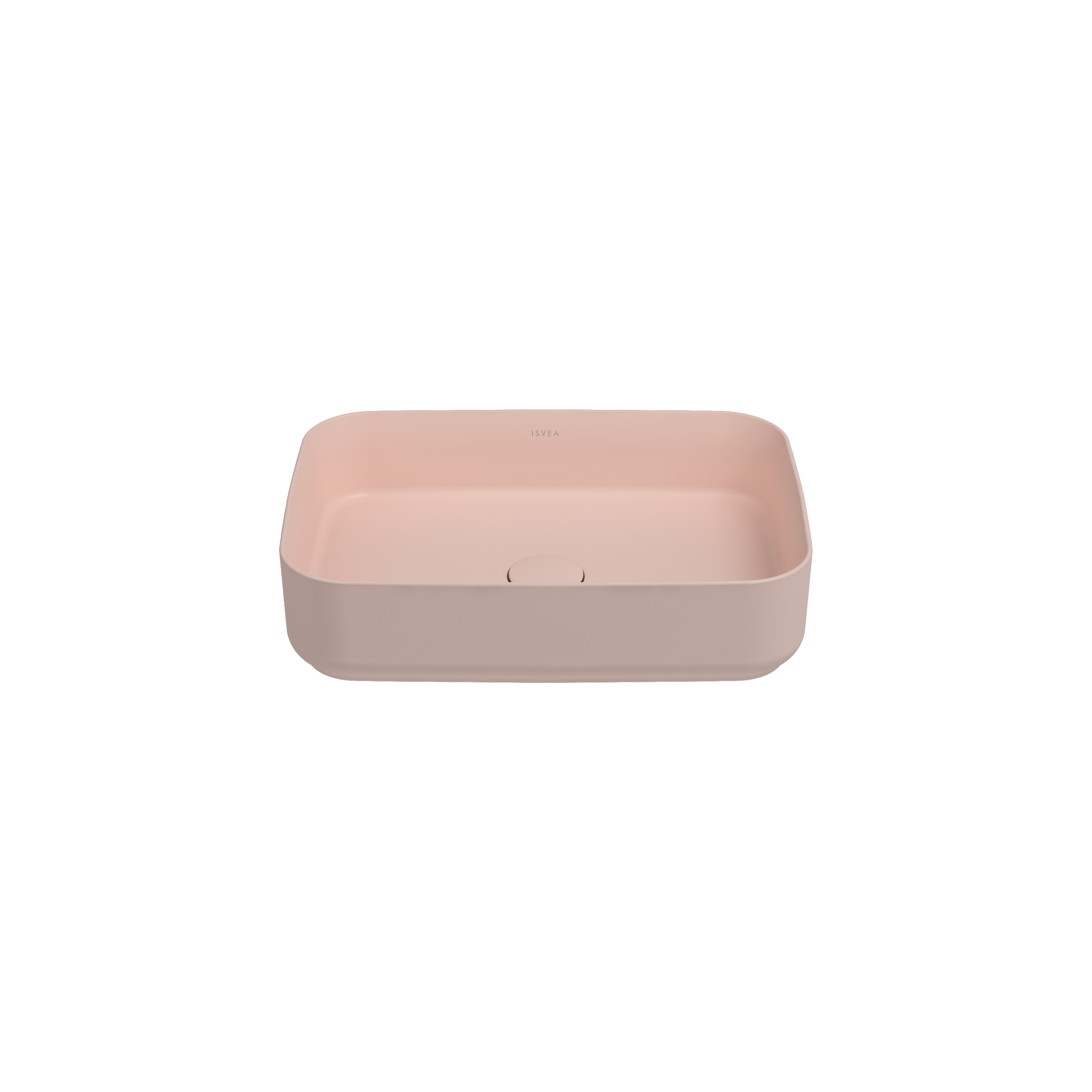 Infinity Tezgah Üstü Lavabo 55 cm Rustik Bordo