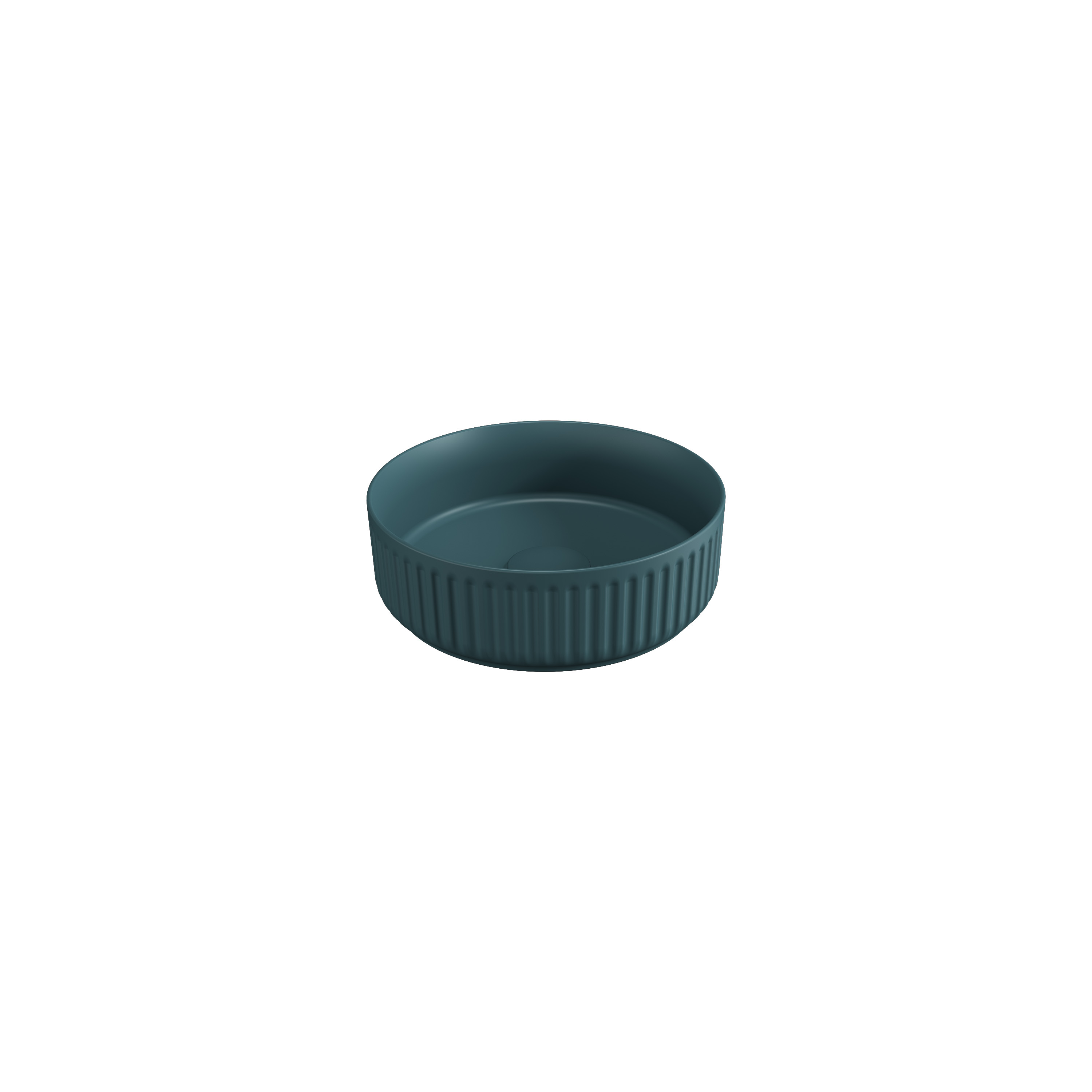 Ion Tezgah Üstü Lavabo 36 cm Petrol Yeşili