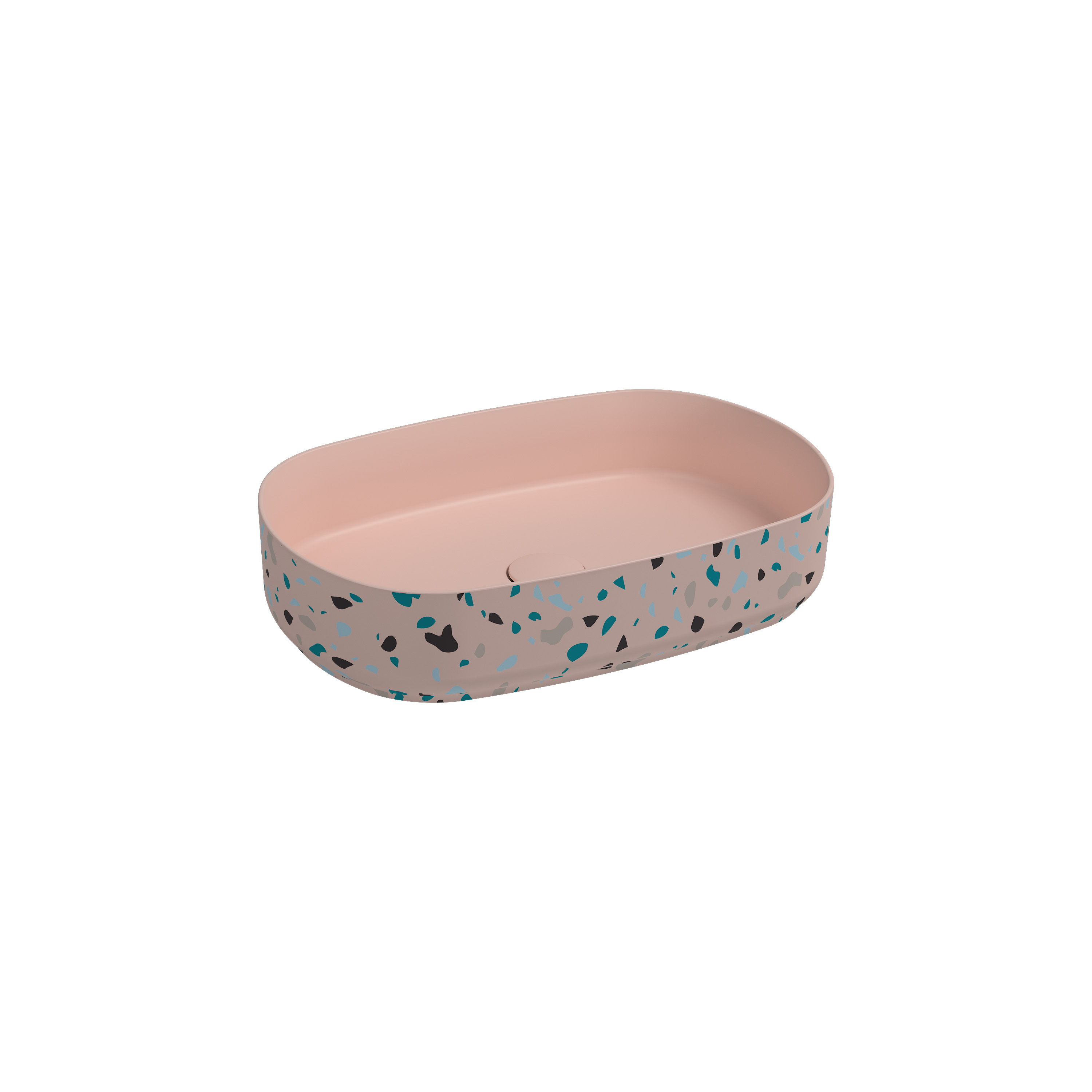 Infinity Asma Bide Terrazzo Mat Beyaz