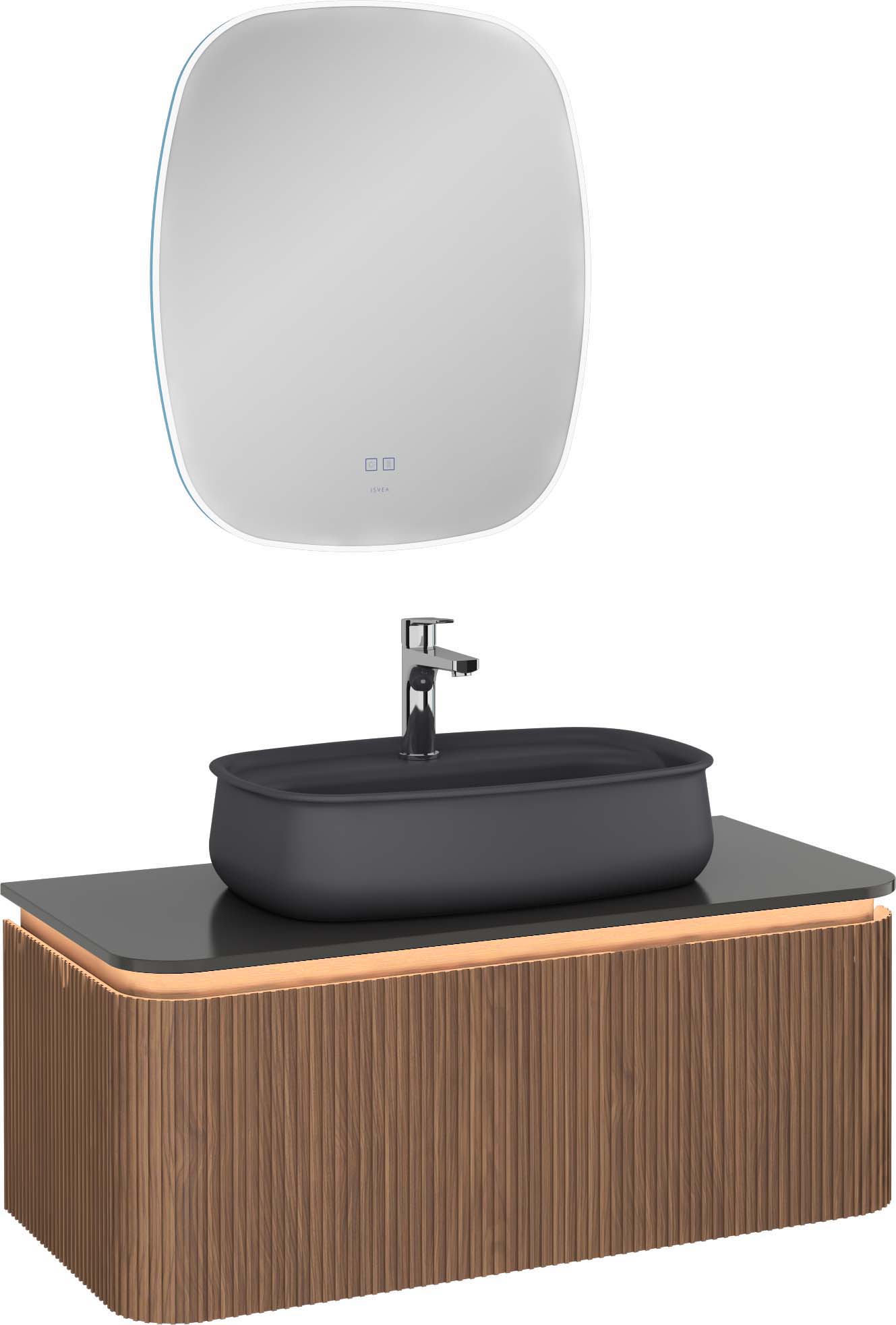 FLUIDO Washbasin Unit, 100 cm