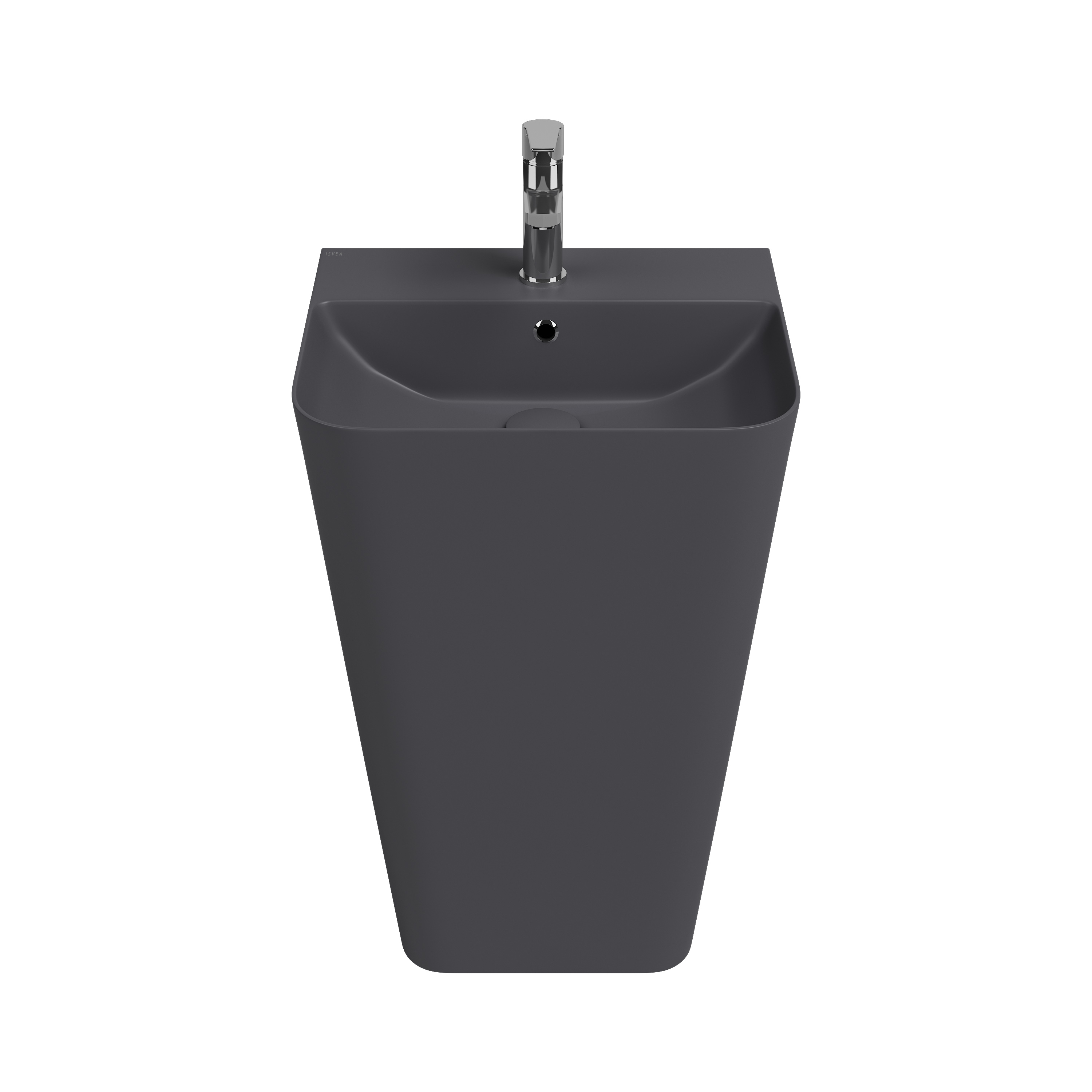 Infinity Tezgah Üstü Lavabo 55 cm Rustik Bordo