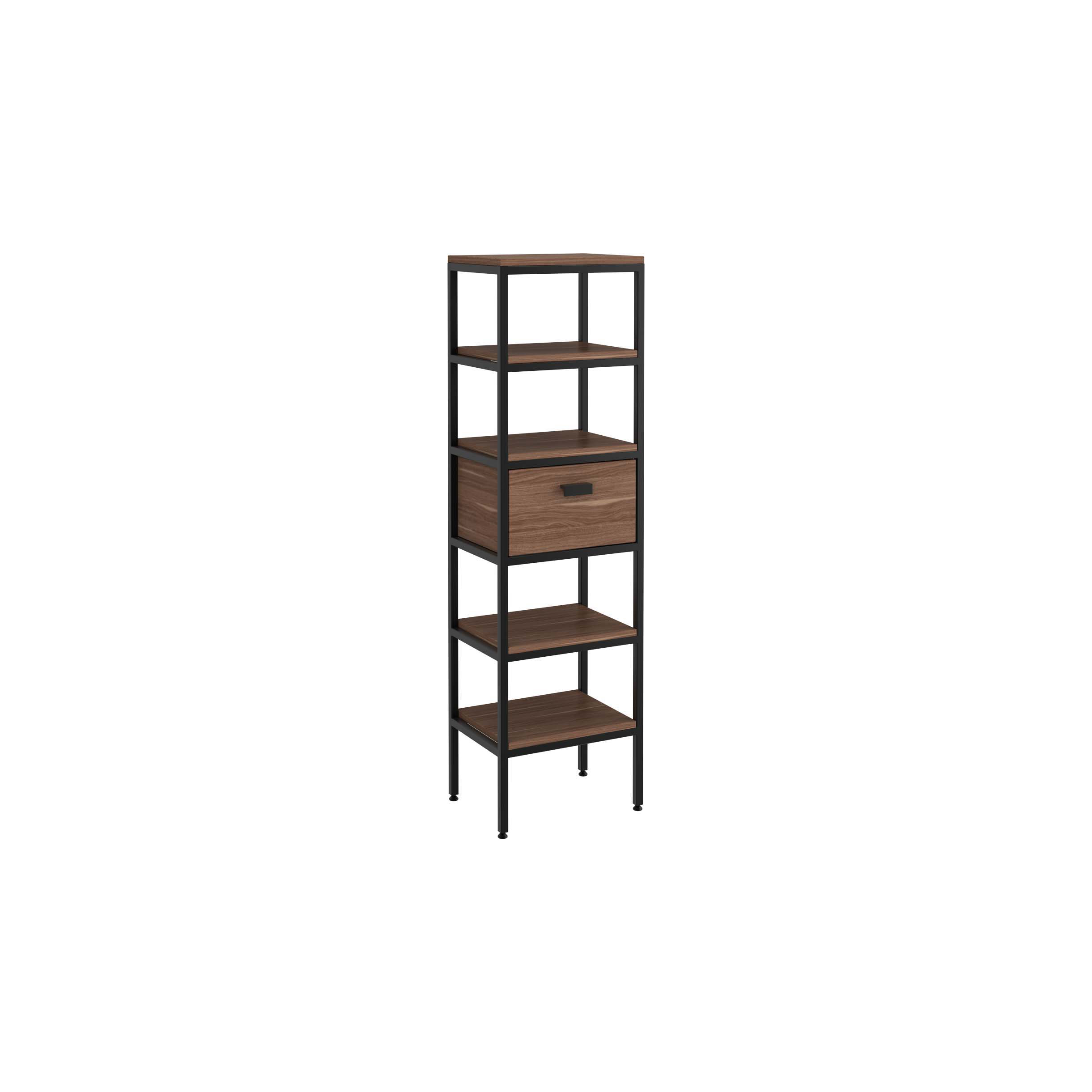 FERMO 40 cm Tall Cabinet, Victorian Walnut