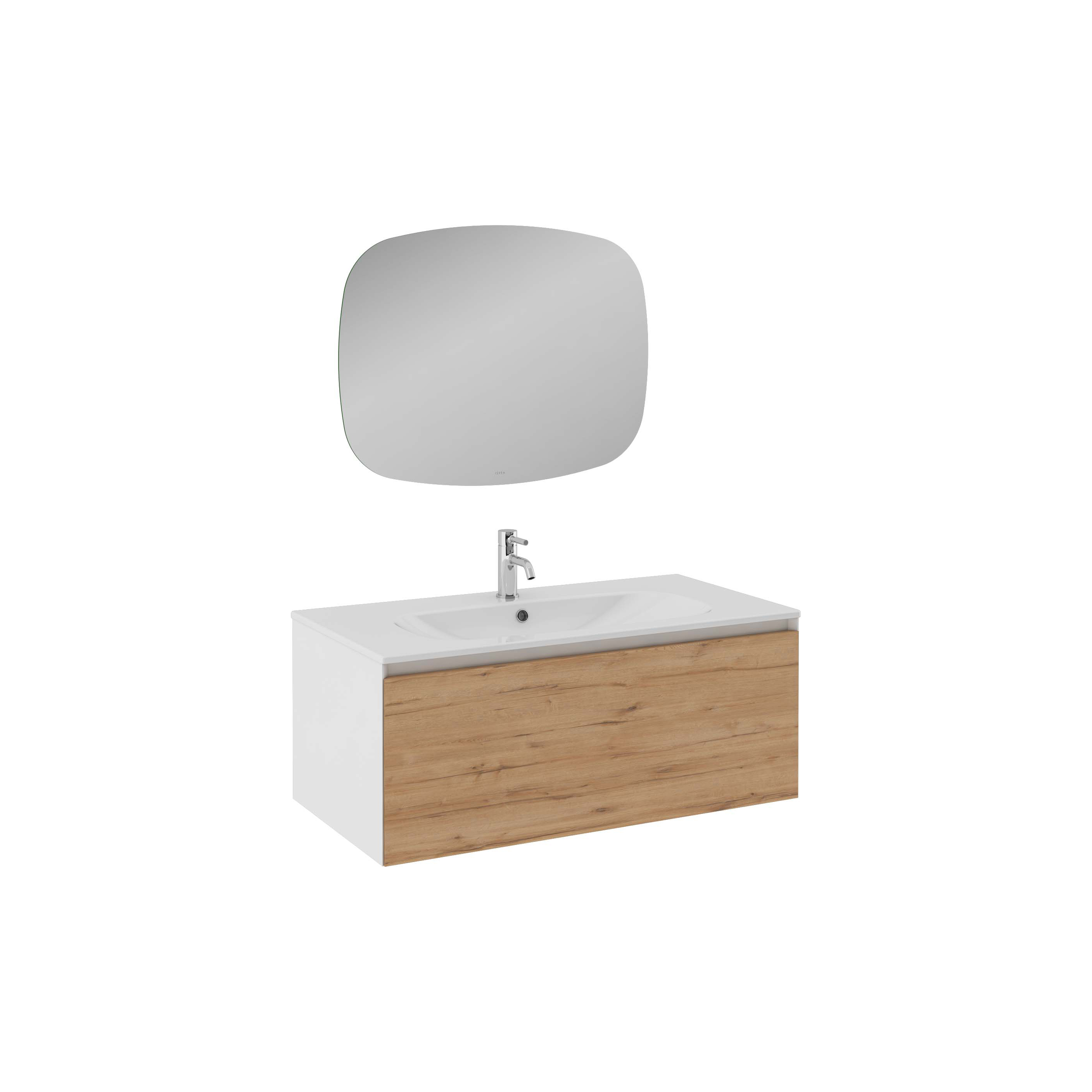 COREDO Mirror With Led, 100 / 80 cm