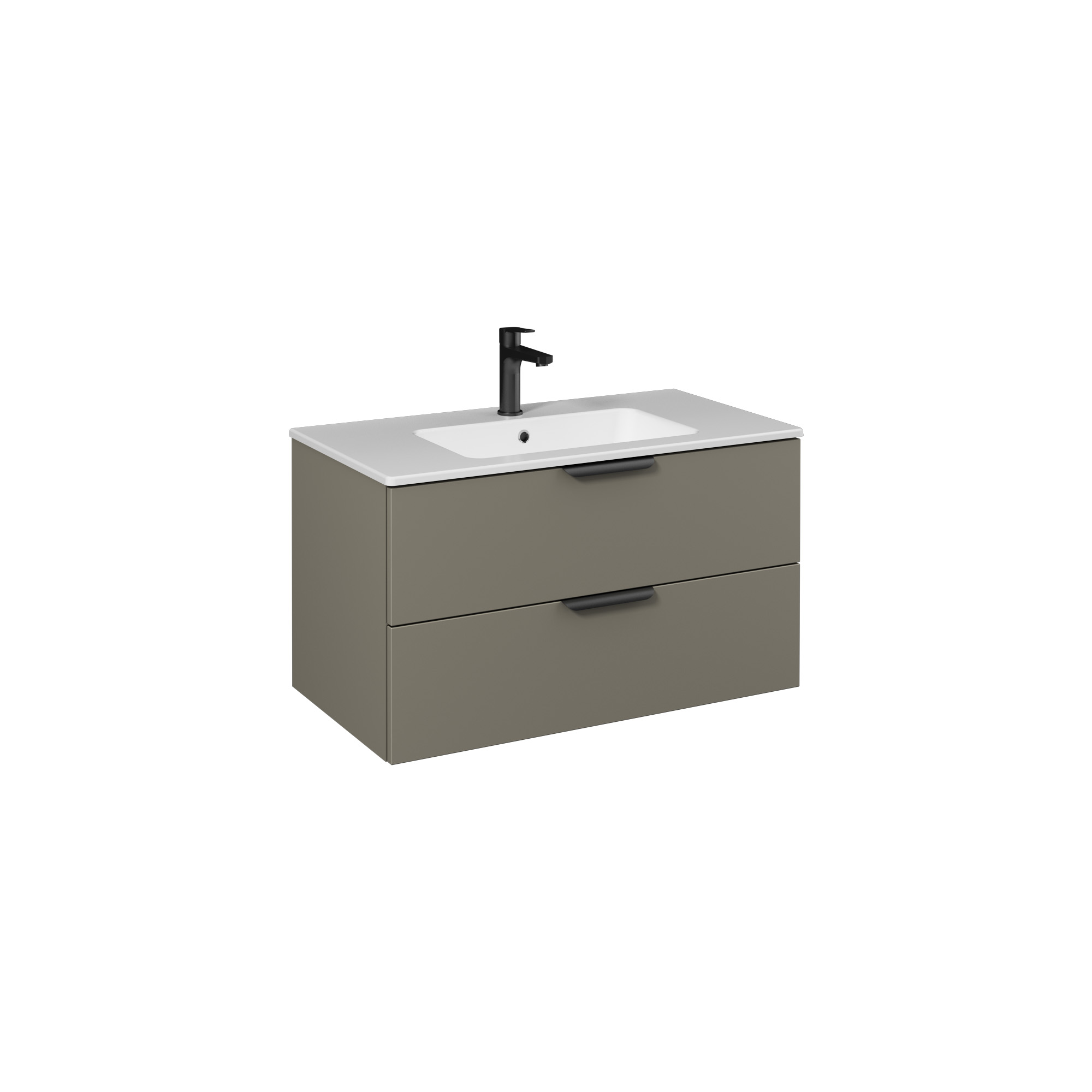 LIV Lavabo Dolabı 90cm (10SL50091 dahil) Lava Çift çekmece
