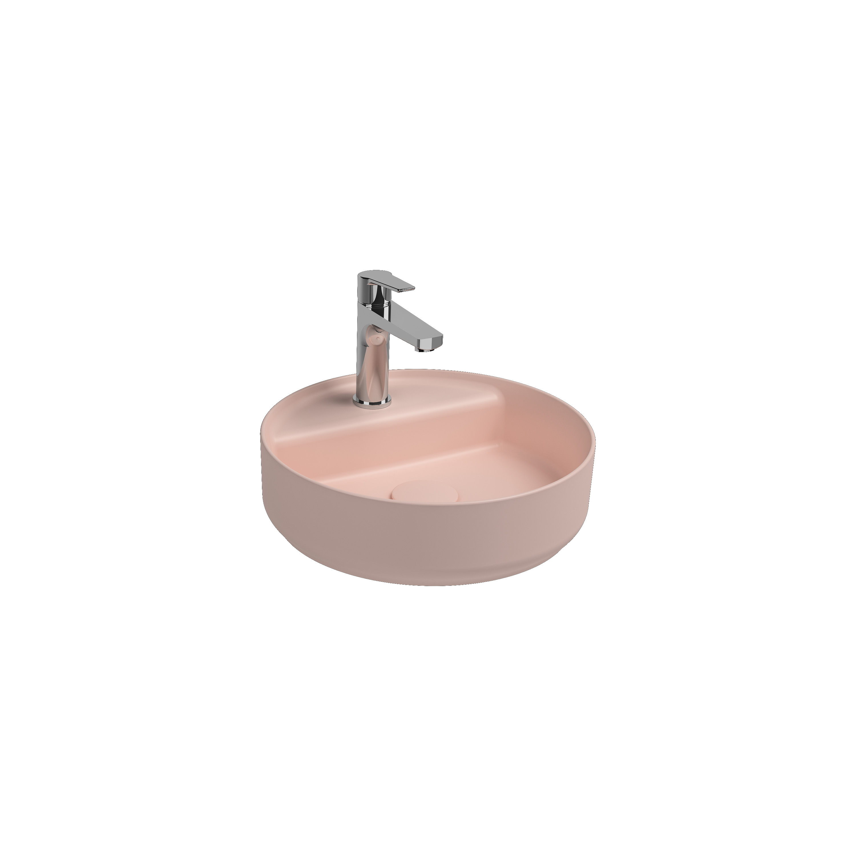 Infinity Tezgah Üstü Lavabo 42 cm Somon