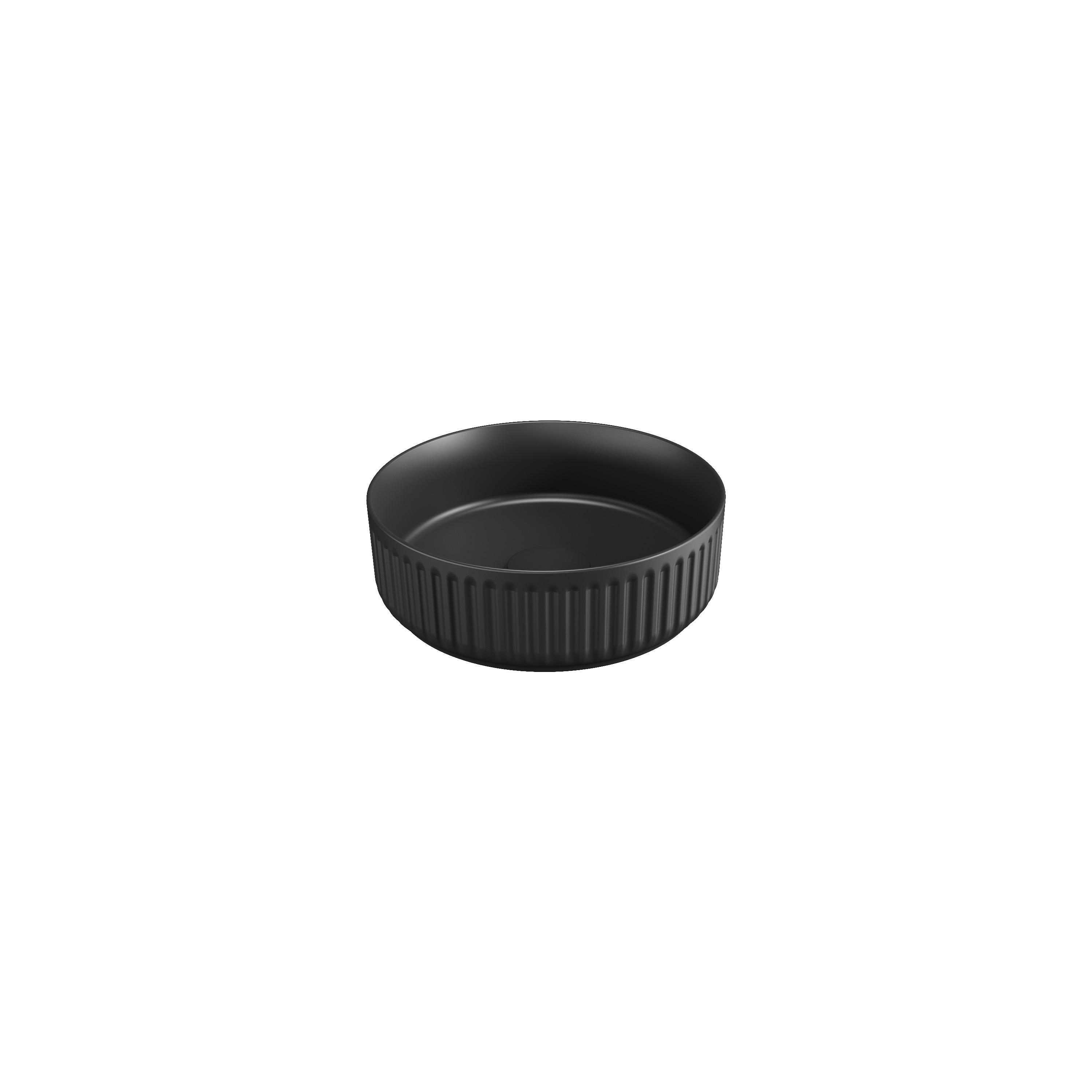 Ion Tezgah Üstü Lavabo 36 cm Siyah
