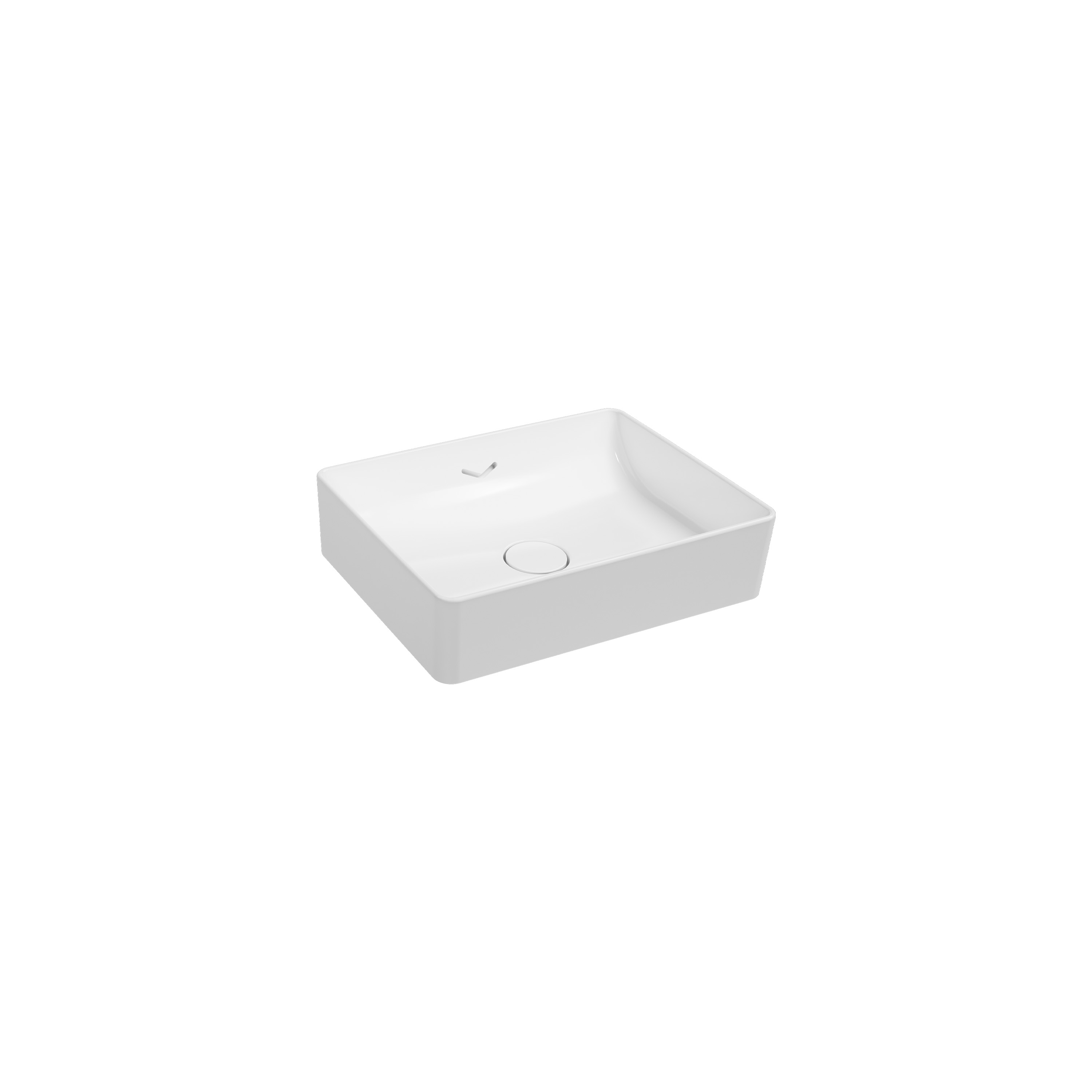 Vea Tezgah Üstü Lavabo 50 cm Beyaz